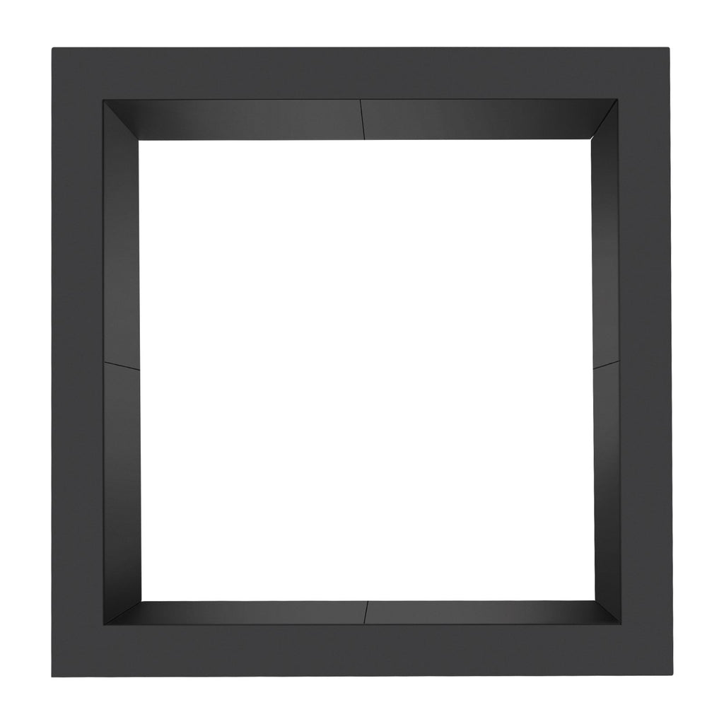 VEVOR Fire Pit Ring, 42x42 in Outer/36x36 in Inner Diameter, 10inch Height Square Fire Pit Insert, Heavy Duty Carbon Steel Liner DIY Campfire Ring above or In-Ground, for Outdoor Camping, Bonfires