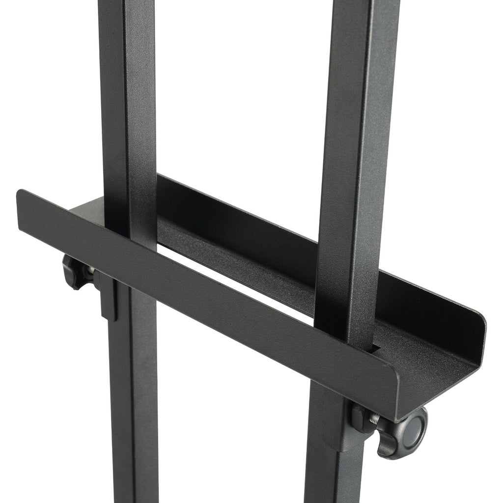 VEVOR Poster Stand, Adjustable Height Up to 75", Double-Sided Heavy Duty Pedestal Sign Holder, Floor Standing Sign Holder Banner Stand with Shock-absorbing Base for Display, for Board and Foam, Black