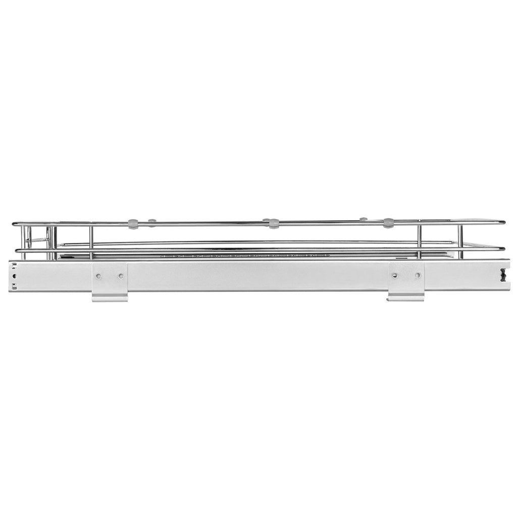 VEVOR 34x53 cm Pull Out Cabinet Organizer, Heavy Duty Slide Out Pantry Shelves, Chrome-Plated Steel Roll Out Drawers, Sliding Drawer Storage for Home, Inside Kitchen Cabinet, Bathroom, Under Sink