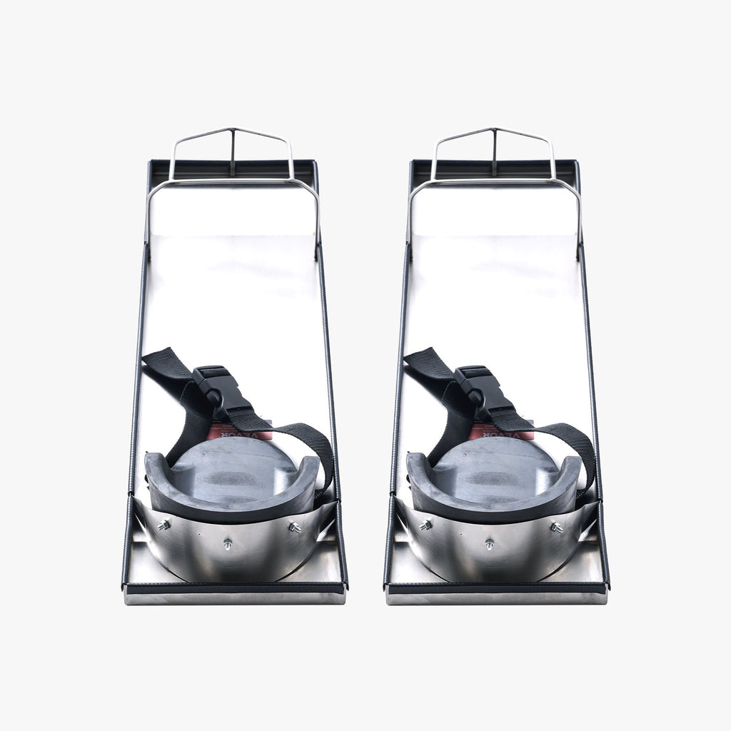 VEVOR Concrete Knee Boards Stainless Steel, 30'' x 8'' Concrete Sliders, Knee Boards For Concrete, Concrete Knee Pads Moving Sliders, with Knee Pads & Board Straps for Cement and Concrete Finishing