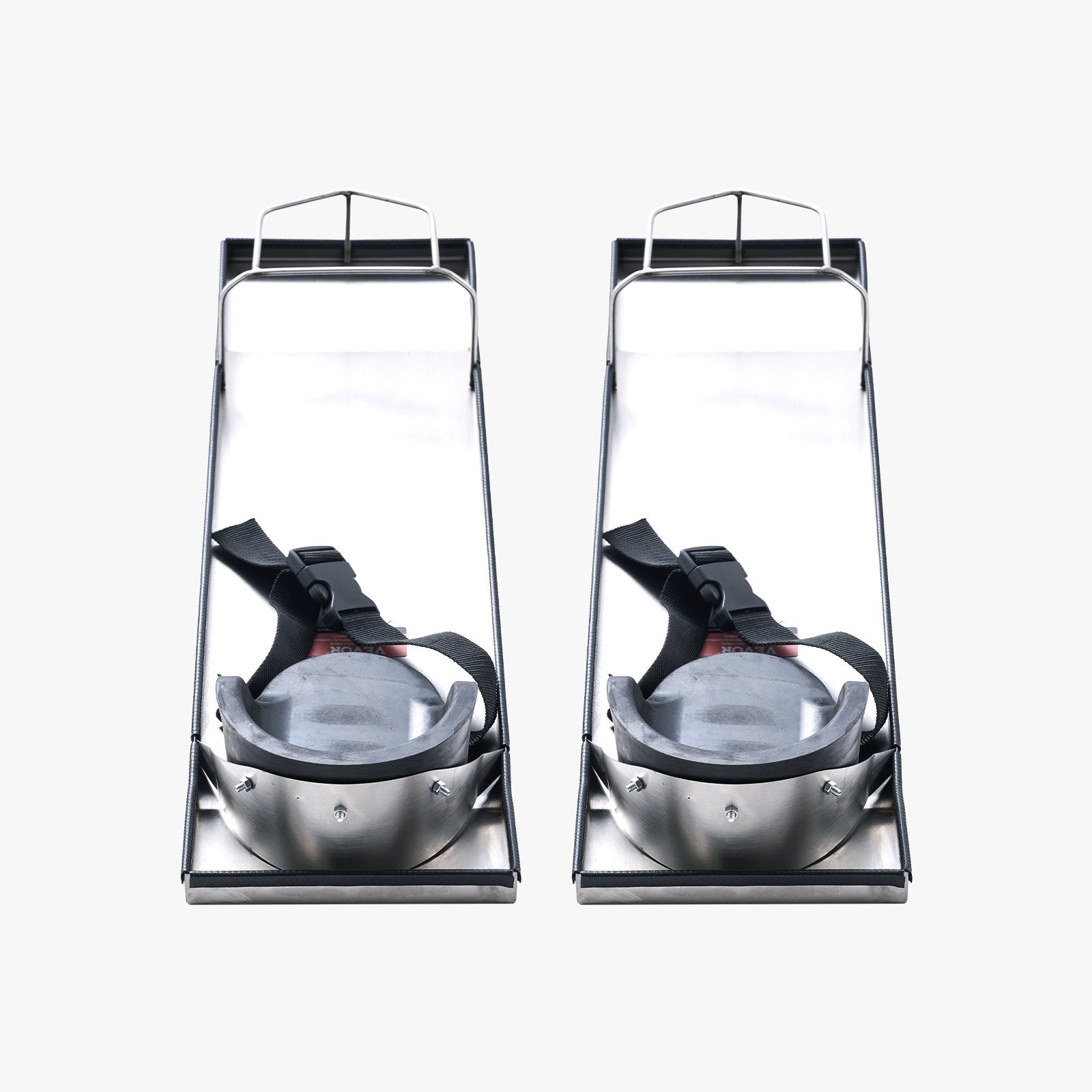 VEVOR Concrete Knee Boards Stainless Steel, 30'' x 8'' Concrete Sliders, Knee Boards For Concrete, Concrete Knee Pads Moving Sliders, with Knee Pads & Board Straps for Cement and Concrete Finishing