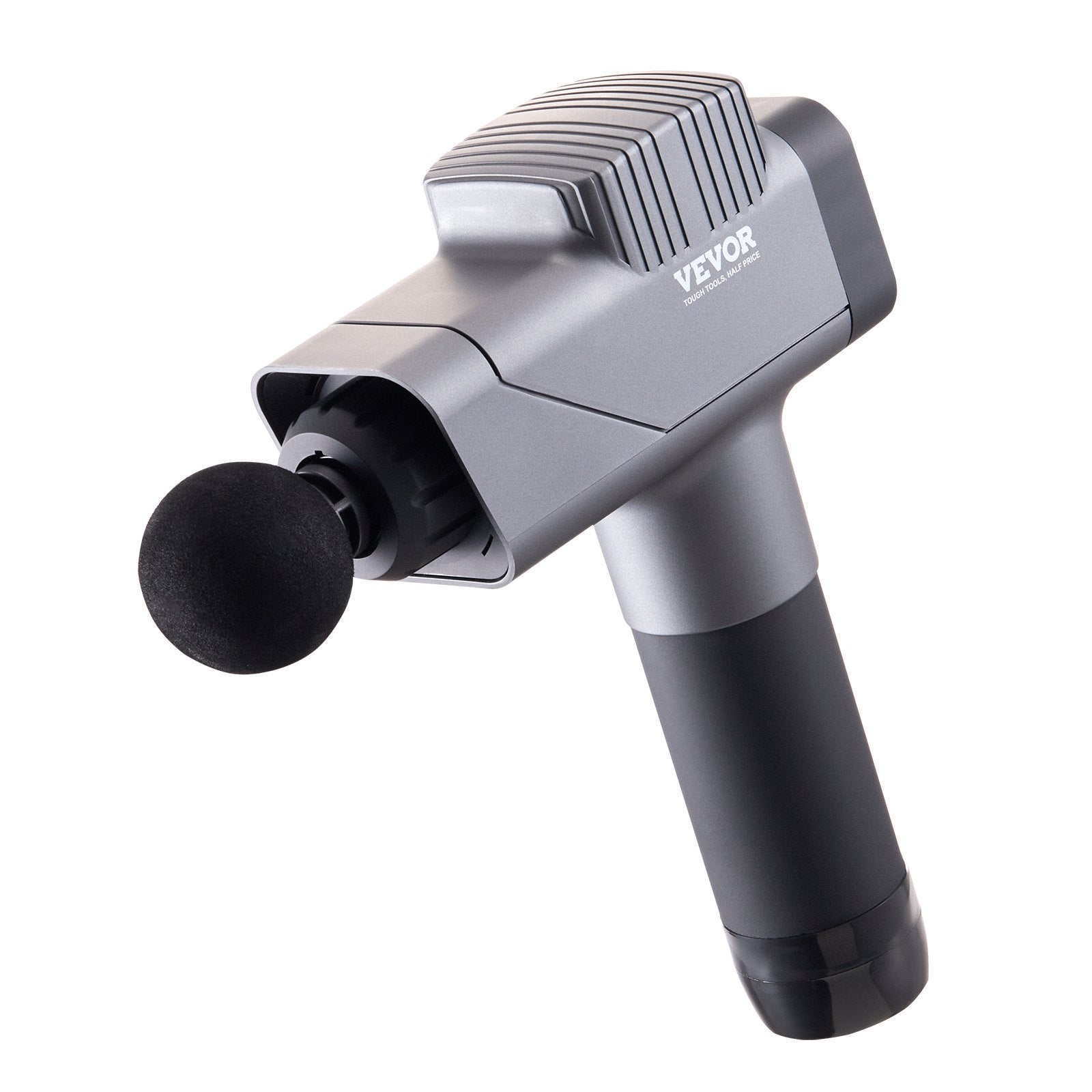 VEVOR Massage Gun Deep Tissue, Percussion Muscle Massager for Athletes - with 8 Speed Levels & 6 Massage Heads, 16V 2500mAh Batteries, Handheld Electric Massage Gun for Pain Relief, Muscle Relaxation