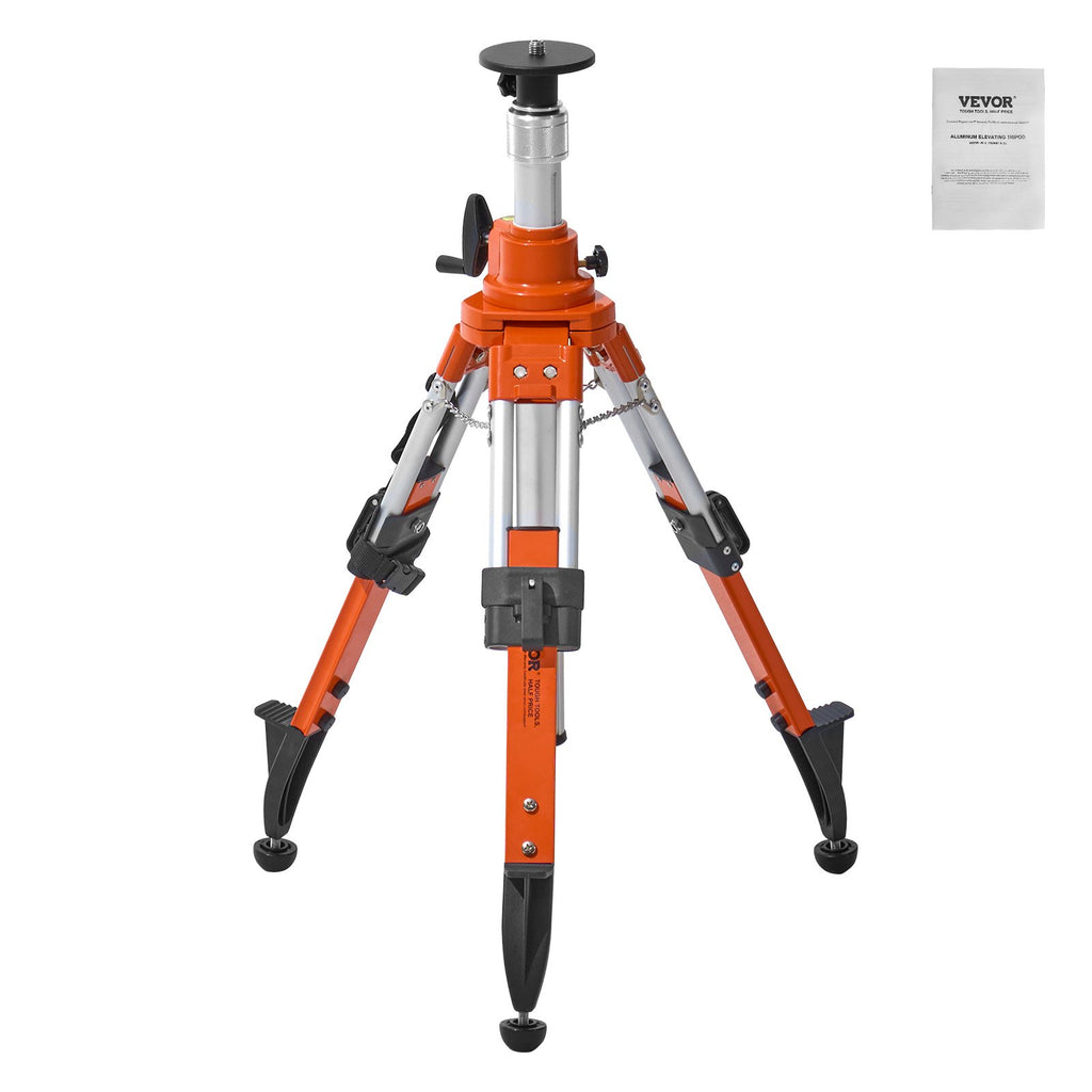 VEVOR Laser Level Tripod Stand 5/8"-11 Thread 27.16-67.71 in Height Adjustment