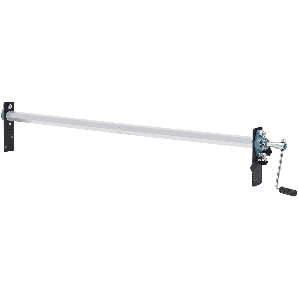 VEVOR Hand Crank Tarp Roller Kit, 1.6-2.6 m Wide, Aluminum Alloy, Manual Cab Level Dump Truck Tarp Roller with 17.8 cm Sponge-Wrapped Handle, Perfect for Dump Trucks, Trailers, Trash Haulers (No Tarp)
