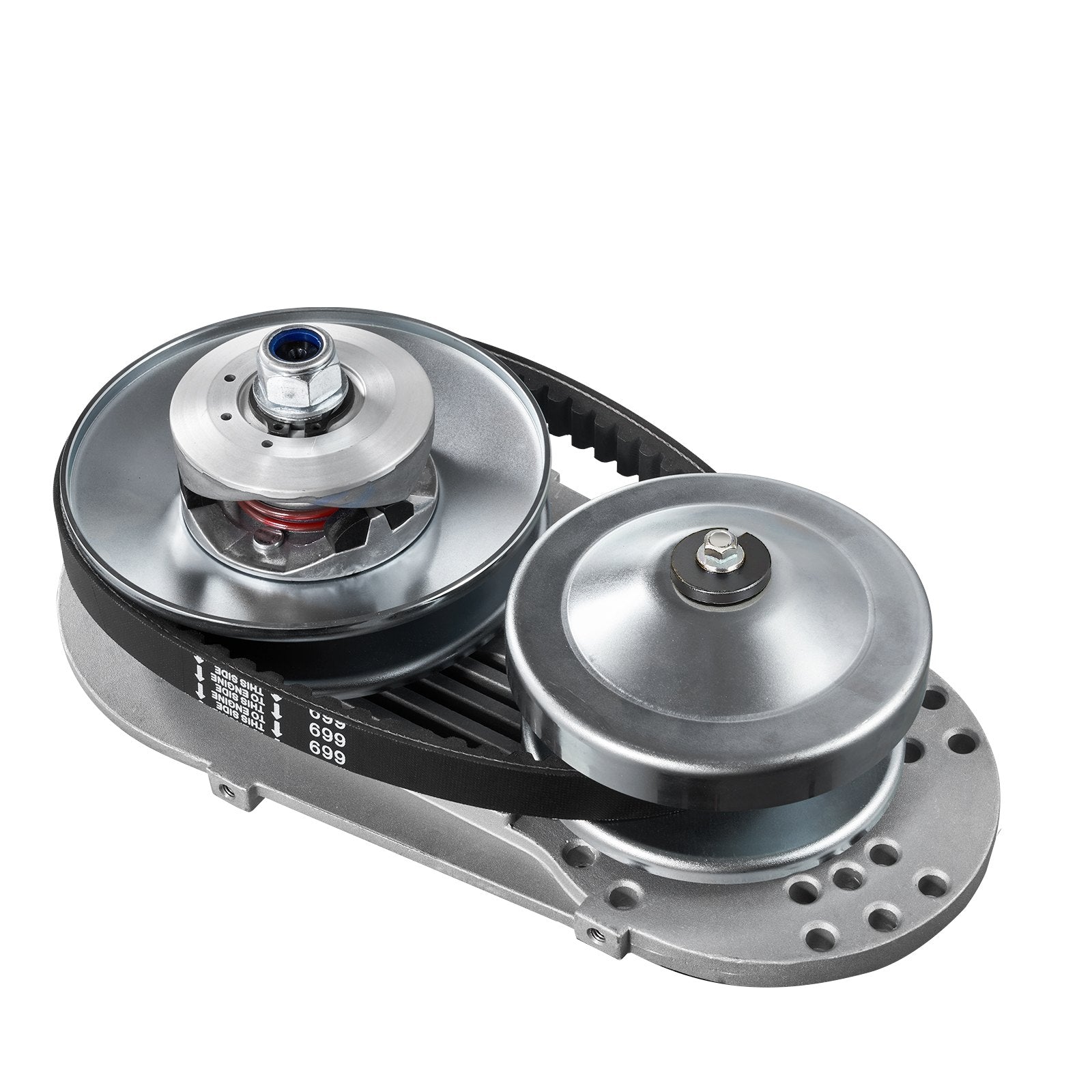 VEVOR Drive Clutch, 2-8HP Engine, 2000 RPM High-Strength Drive Clutch with Asymmetric Designed Wheels & Robust Rubber Belt, Sturdy & Durable Clutch with Full Accessories, Fit for Various Engines
