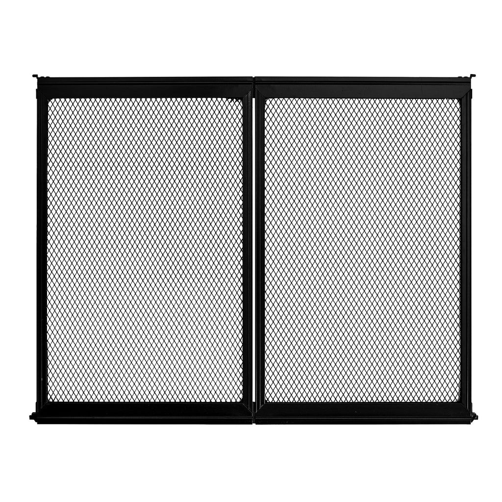 VEVOR RV Screen Door Protector,  622.3 x 508 mm Door Grille, Easy to Install and Disassemble, Reinforced Breathable Protective Mesh, Aluminum Alloy Camper RV Entry Protector for Pet Protection, Black
