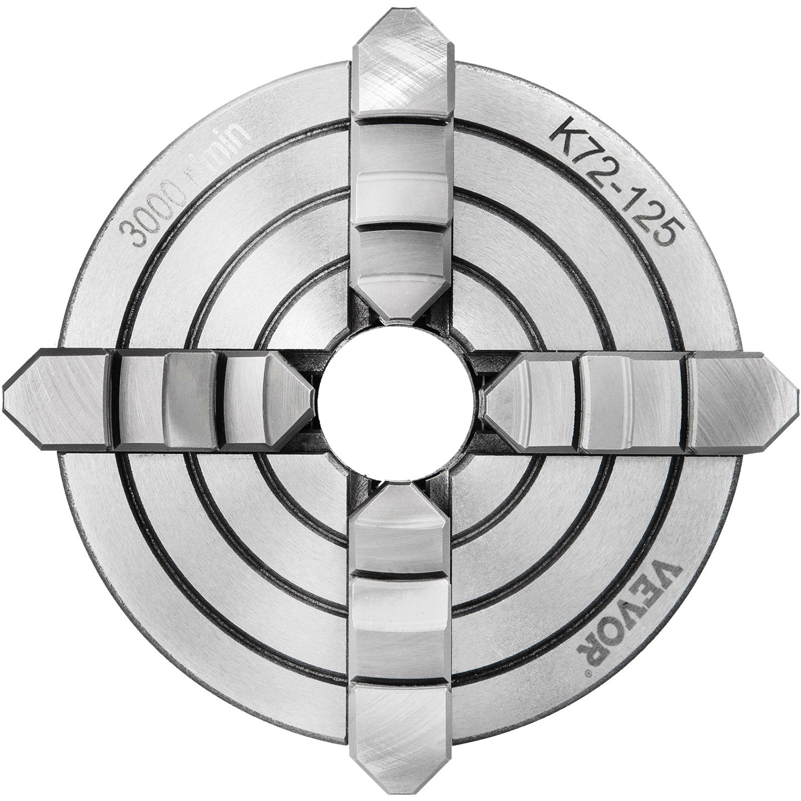 VEVOR Metal Lathe Chuck 4-Jaw Independent 5 inch Cast Iron Milling Turning CNC