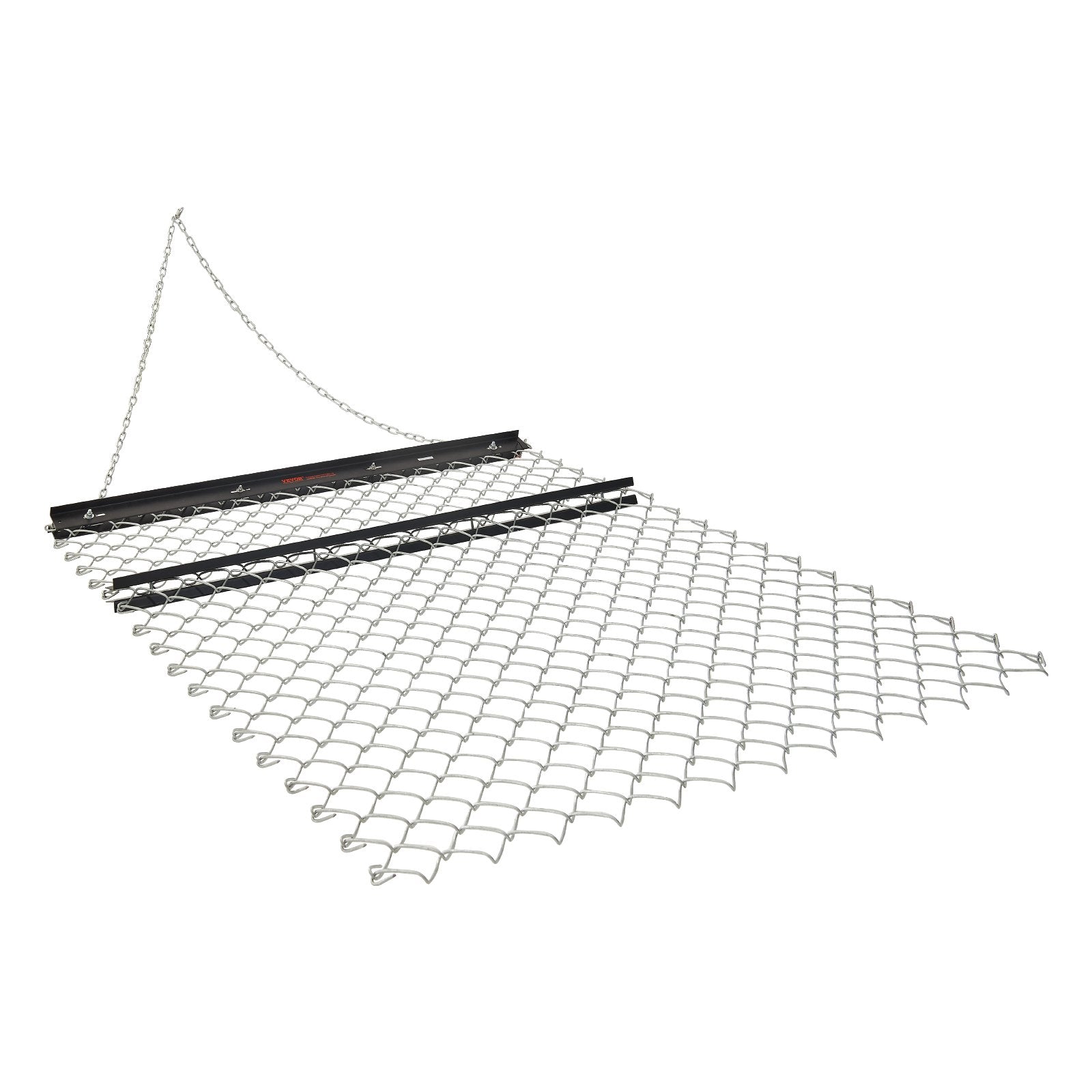 VEVOR Drag Harrow 4 x 5 ft Chain Harrow Lawn Rake ATV UTV Tractor Attachments