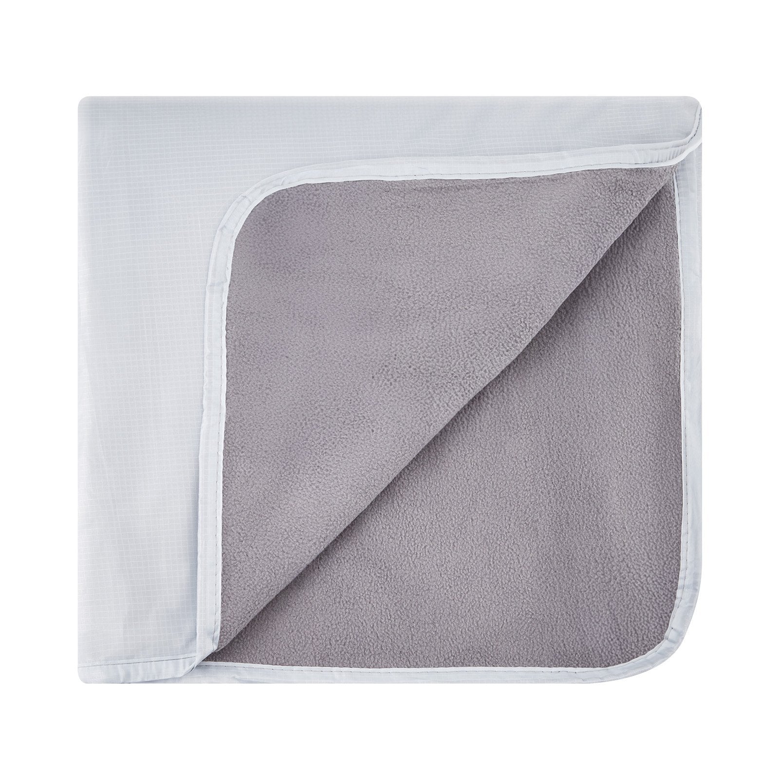 VEVOR Camping Blanket 2 m x 1.5 m Wearable Warm Stadium Blanket Light Grey.