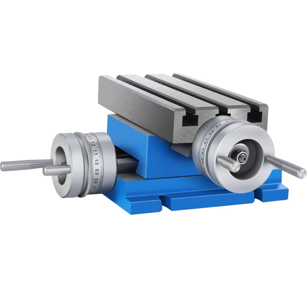 VEVOR Milling Machine Cross Slide Worktable 4''x7.3'' 2 Axis Compound Precision