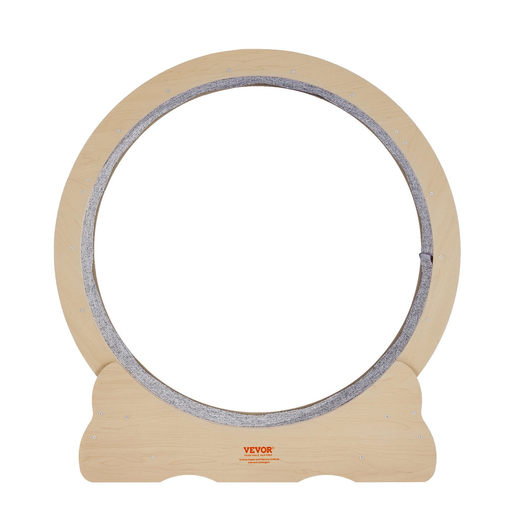 VEVOR Cat Exercise Wheel, Large Cat Treadmill Wheel for Indoor Cats, 35.8 inch Cat Running Wheel with Detachable Carpet and Cat Teaser for Running/Walking/Training, Suitable for Most Cats