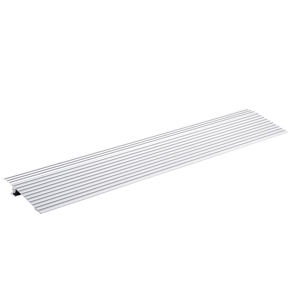 VEVOR Door Threshold Ramp, 1" Rise, 800 lbs Load Capacity, Door Ramp for Wheelchairs, Aluminum Threshold Ramp for Doorways, Adjustable Modular Threshold Ramp for Wheelchairs, Scooters, Power Chairs