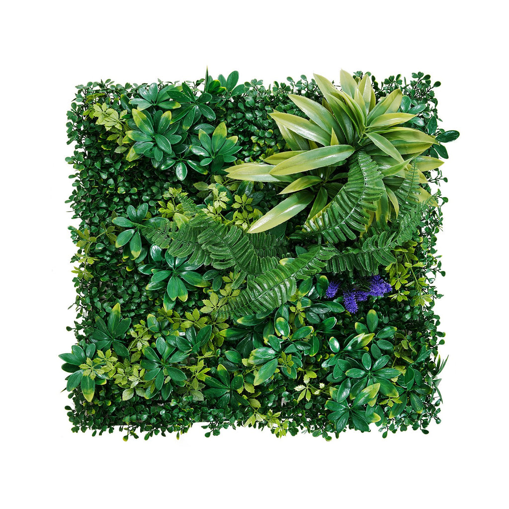 VEVOR Artificial Grass Wall Panels, 12 PCS 20 x 20 inch, 3D Combination Greenery Boxwood  Panel for Indoor Outdoor Green Decor & Ivy Fence Covering, Privacy Backdrop Wall Hedge Screen for Garden