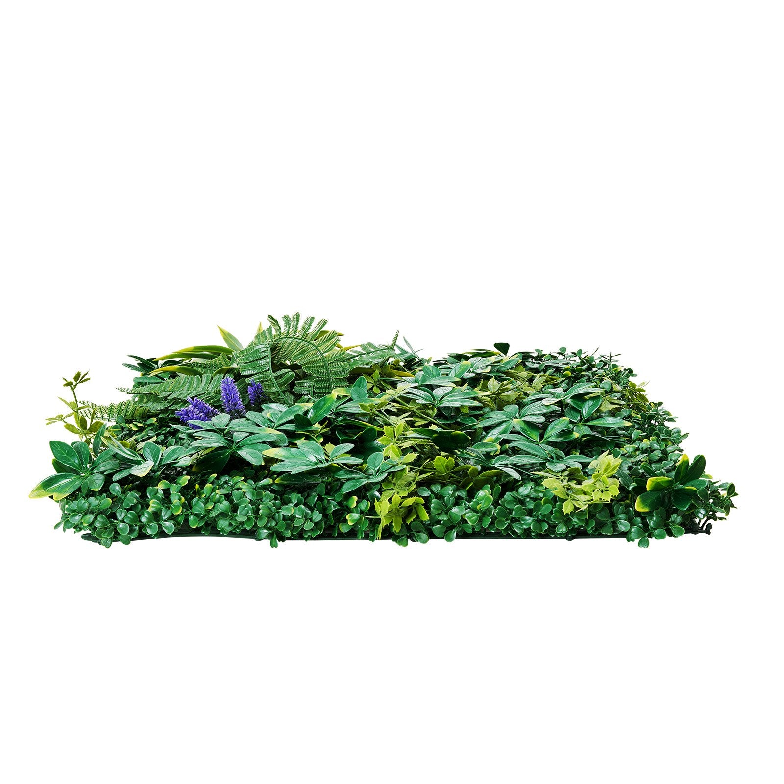 VEVOR Artificial Grass Wall Panels, 8 PCS 20 x 20 inch, 3D Combination Greenery Boxwood  Panel for Indoor Outdoor Green Decor & Ivy Fence Covering, Privacy Backdrop Wall Hedge Screen for Garden