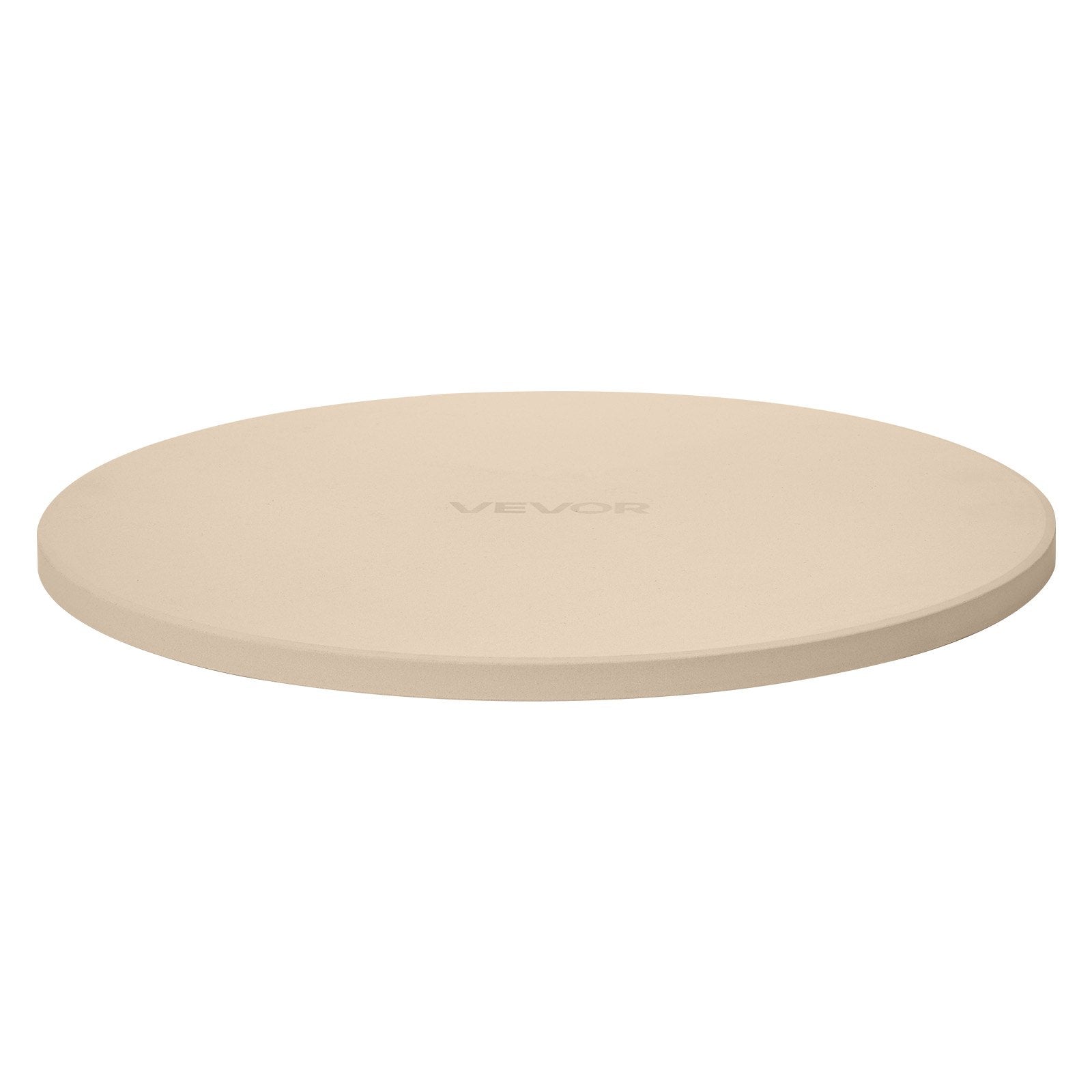 VEVOR Pizza Stone, 406 mm Round Cordierite Pizza Stone, Extra Large Baking-Stone with a Durable Stand, 17 mm Thickness Heat-Resistant Cooking Cordierite, for Kitchen Oven, Baking Pizzas, BBQ Grilling