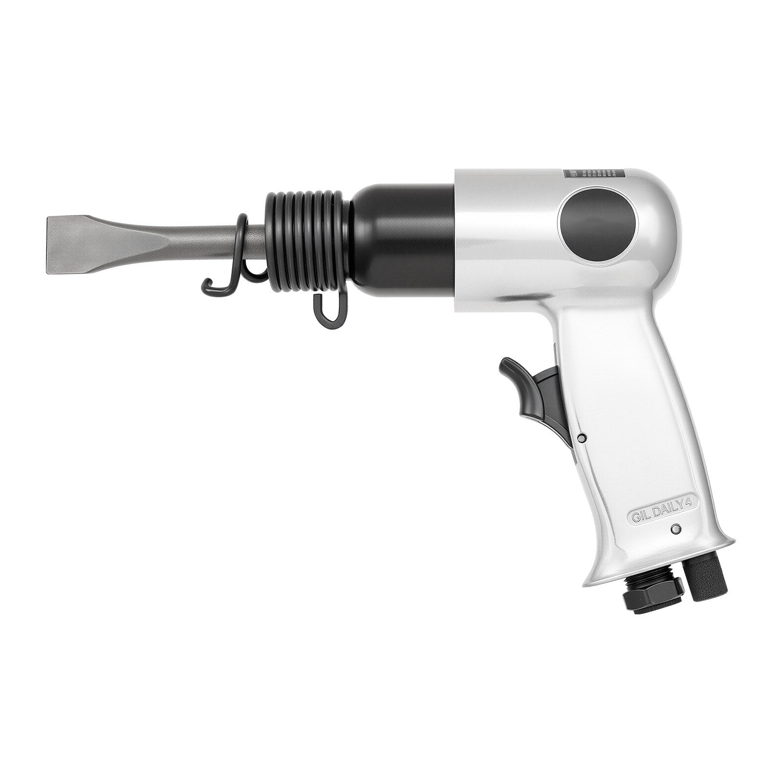 VEVOR Air Hammer, 4500BPM Pneumatic Hammer with Rust Removal Air Needle Scaler & 4PCS Chisels Round Shank, Lightweight & Compact Air Chisel Pneumatic Shovel Tool for Cutting Scraping Demolishing