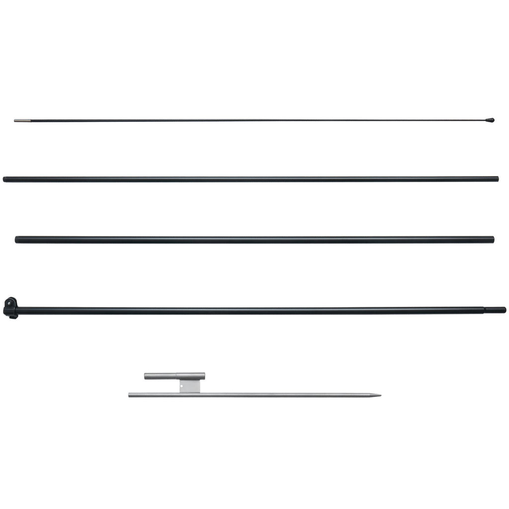 VEVOR Feather Flag Pole Kit, Swooper Flag Pole Set 16.3 ft, Sign Flag Poles for Business Advertising Flags Outdoor, with A Ground Stake and Carrying Bag (Flag Not Included)