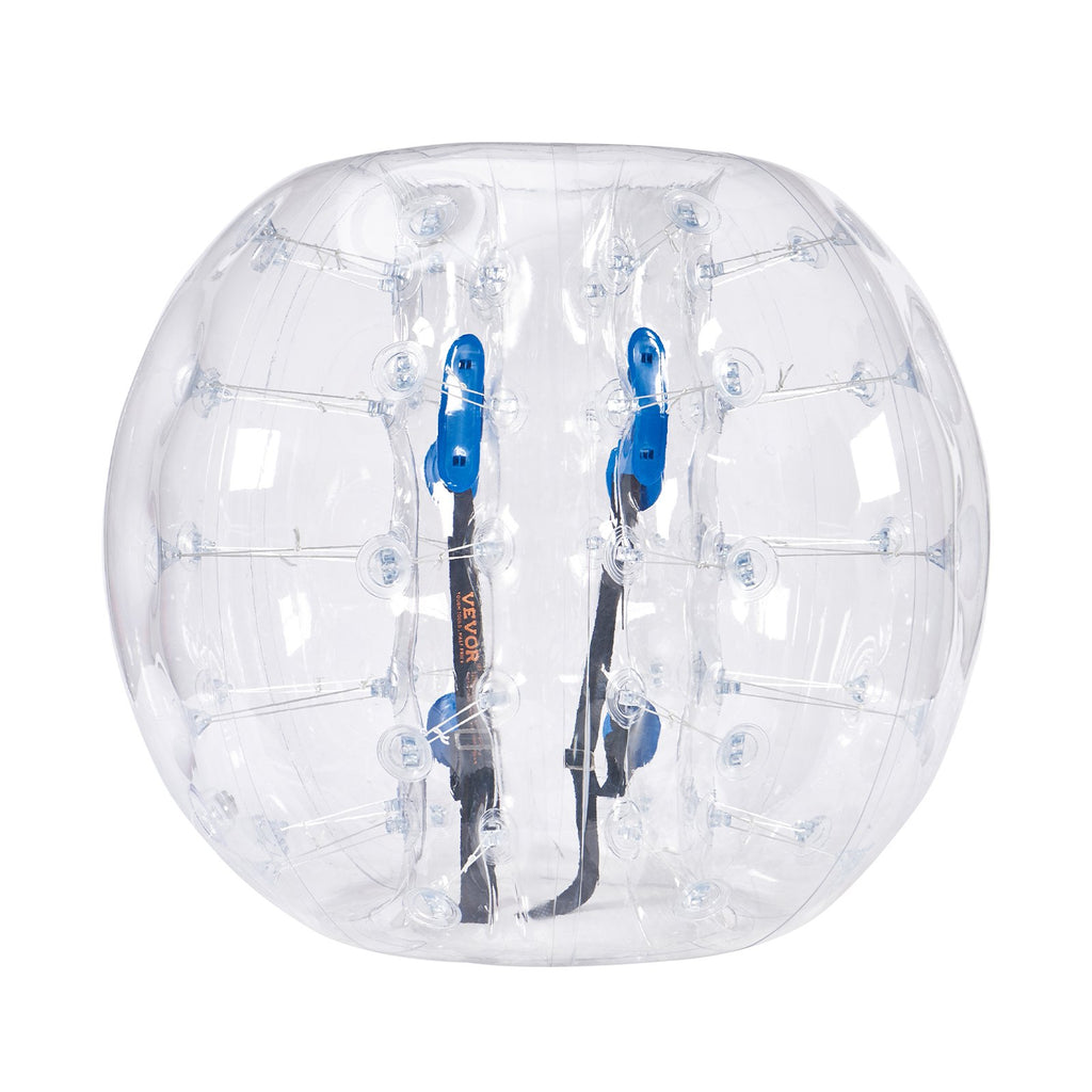 VEVOR Inflatable Bumper Ball 1-Pack, 4FT/1.2M Body Sumo Zorb Balls for Teen & Adult, 0.8mm Thick PVC Human Hamster Bubble Balls for Outdoor Team Gaming Play, Bumper Bopper Toys for Garden, Yard, Park