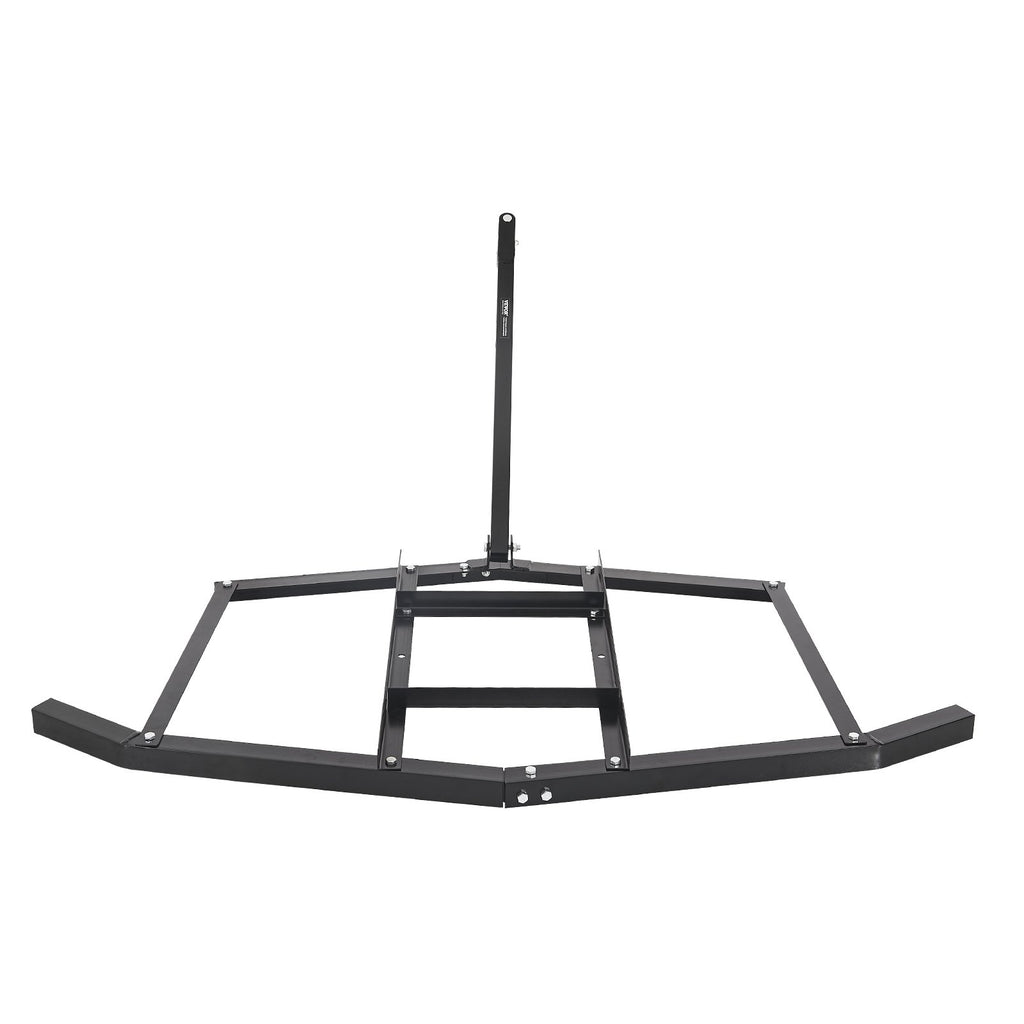 VEVOR Drag Harrow, 66" Width Tow Behind Drag Harrow, Q235 Steel Driveway Grader with Adjustable Bars & Pin Hitch, Support up to 50 lbs, Tractor Driveway Harrow for ATVs, UTVs, Garden Lawn Tractors