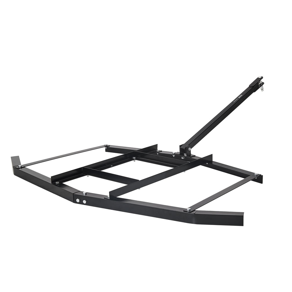 VEVOR Drag Harrow, 66" Width Tow Behind Drag Harrow, Q235 Steel Driveway Grader with Adjustable Bars & Pin Hitch, Support up to 50 lbs, Tractor Driveway Harrow for ATVs, UTVs, Garden Lawn Tractors