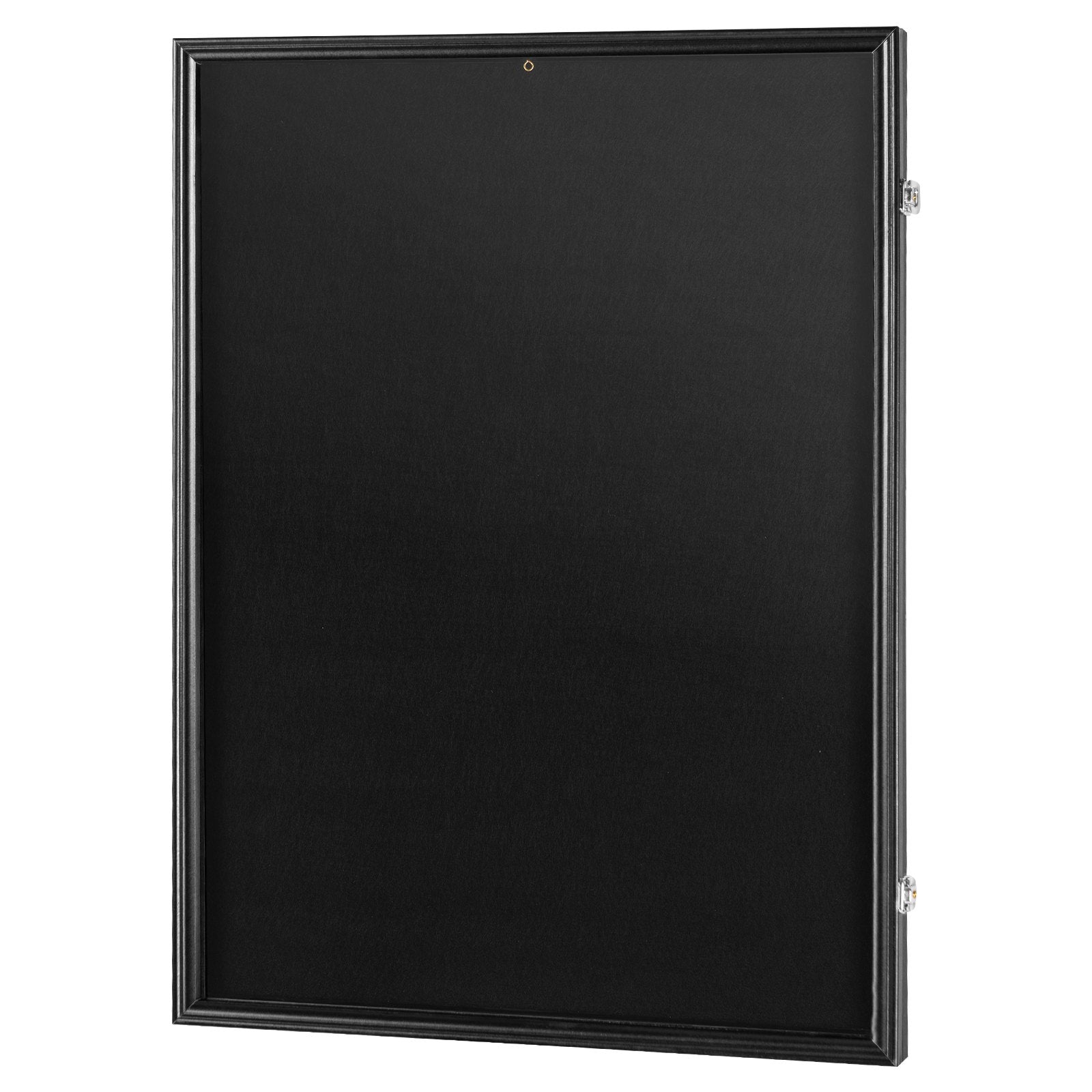 VEVOR Jersey Display Frame Case, 610 x 812 x 40 mm, Large Lockable Sport Jersey Shadow Box with 98% UV Protection PC Glass and Hangers, for Baseball Basketball Football Hockey Shirt and Uniform, Black