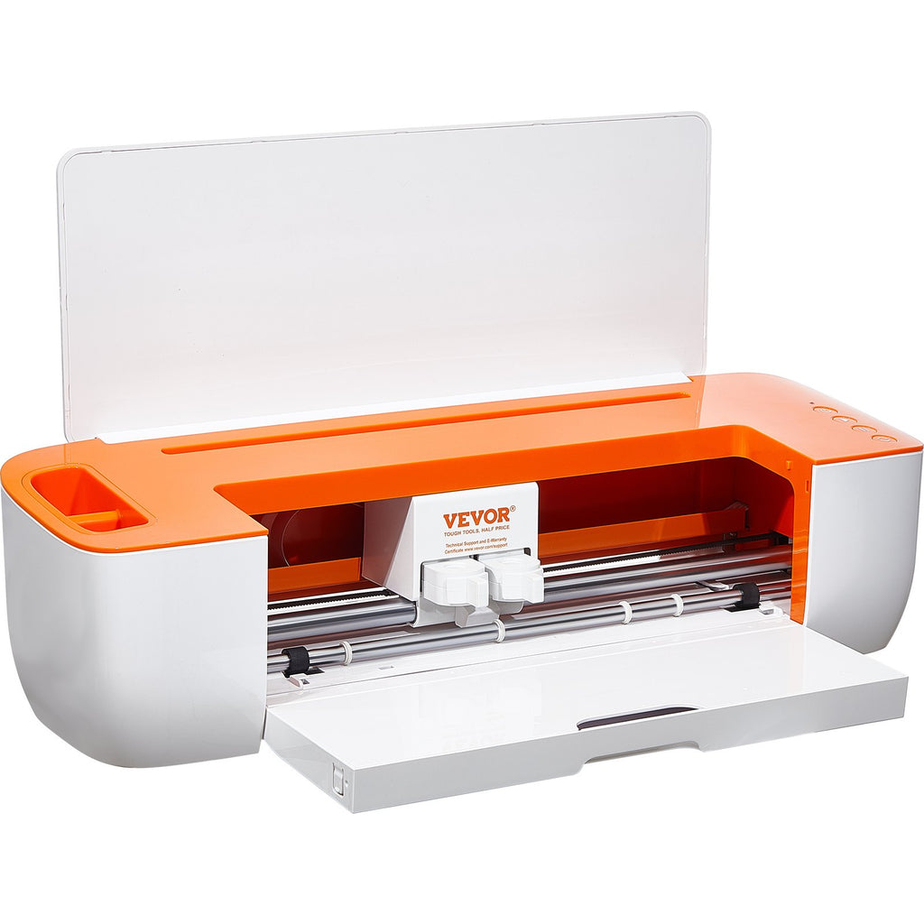 VEVOR Vinyl Cutter Machine, Bluetooth Connectivity DIY Cutting Machine, Compatible with iOS, Android, Windows and Mac, Massive Designs Included, for Creating Customized Cards, Home Decor