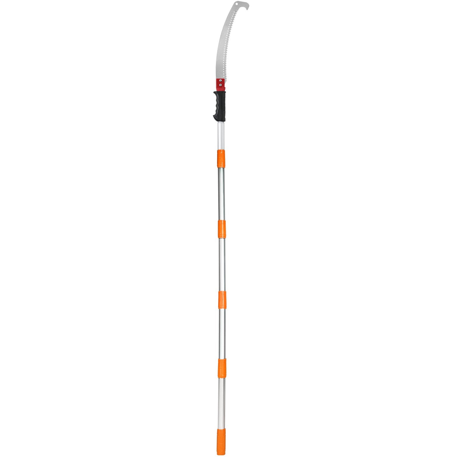 VEVOR Manual Pole Saw Extendable Tree Pruner 1.4 m-3 m Aluminum Alloy Pole