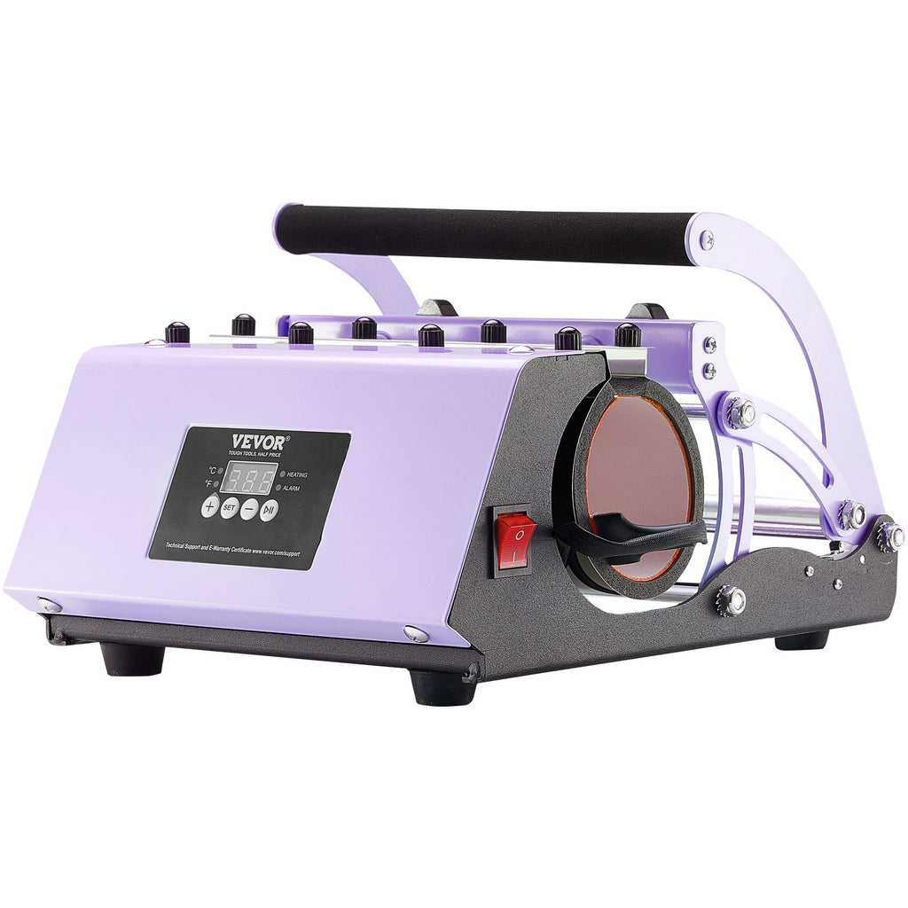 VEVOR Tumbler Heat Press Machine 11-30oz Mug Press Sublimation Tumblers Purple