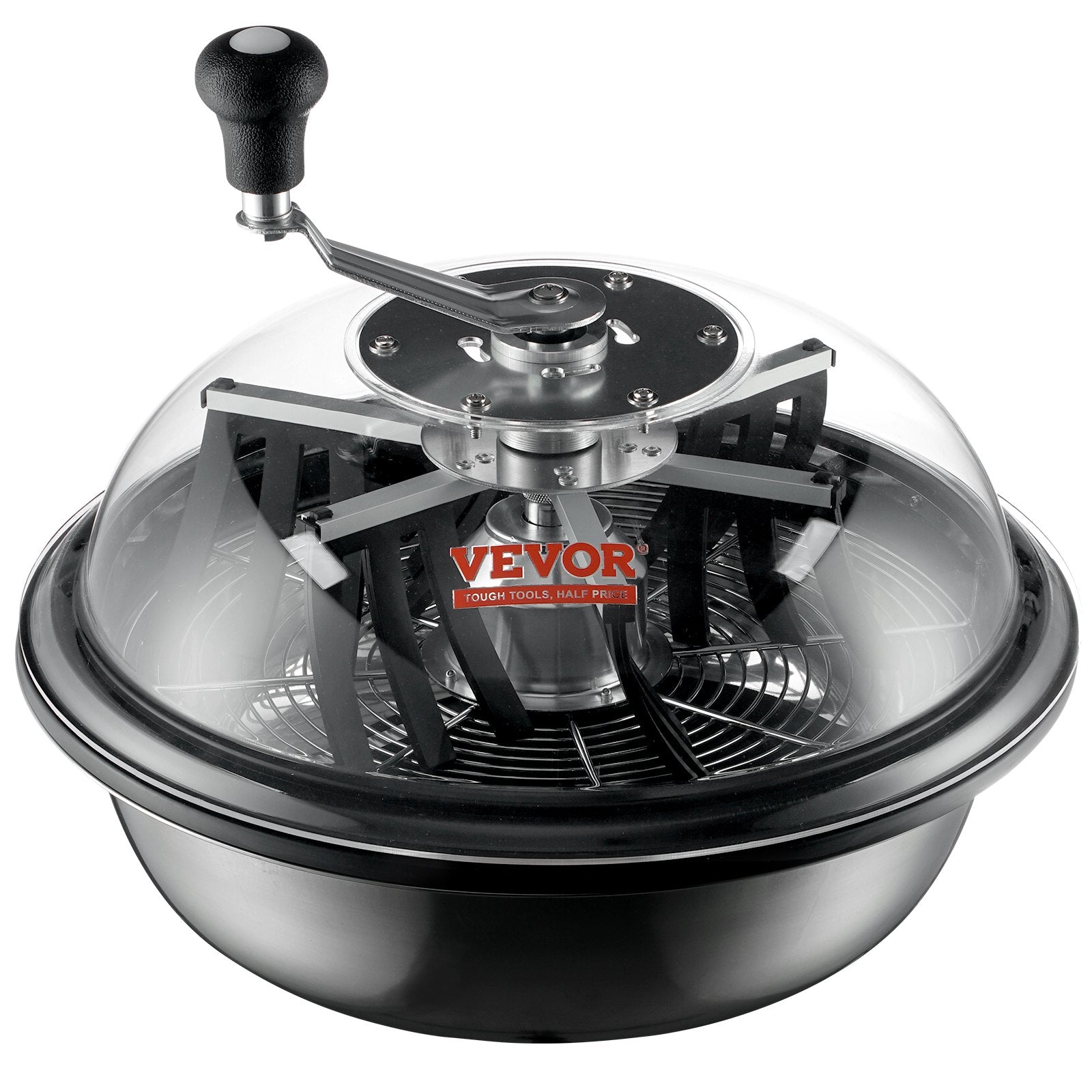 VEVOR Leaf Bowl Trimmer 16'' Manual Bud Trimmer with Stainless-Steel Blades