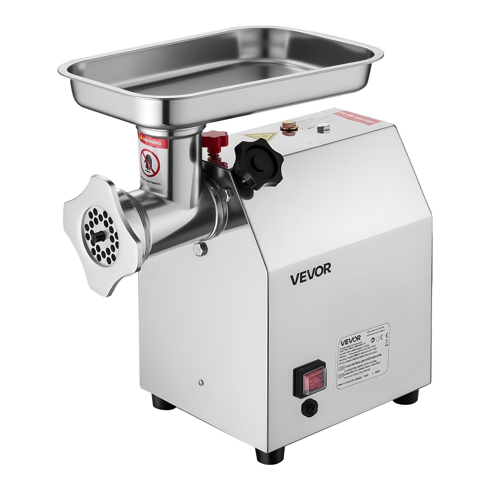 VEVOR Commercial Electric Meat Grinder 5.5 Lbs/Min Sausage Stuffer Maker Kitchen
