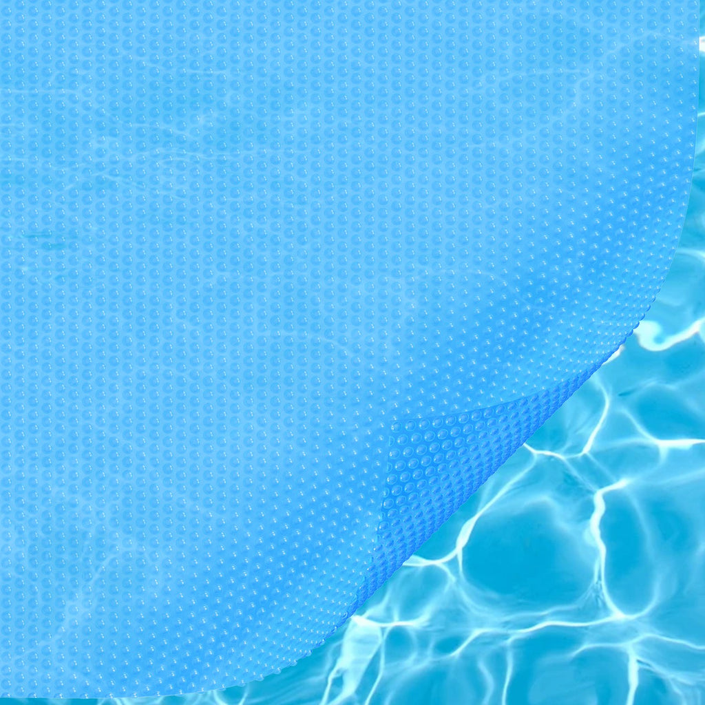 VEVOR Solar Pool Cover, 24 x 12 ft Rectangle Solar Blanket for Pools, Inground Above Ground Swimming Pool Solar Cover, 12 mil Solar Covers Blue