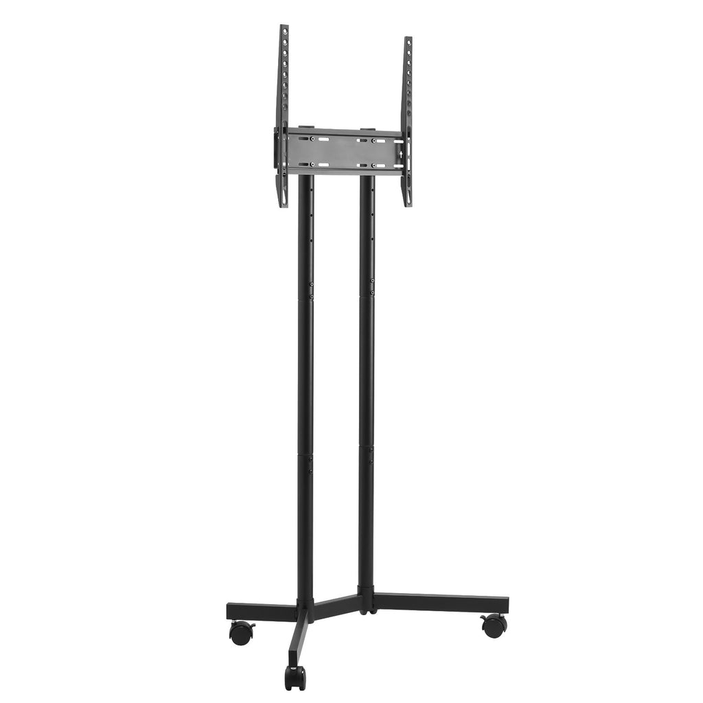 VEVOR Rolling TV Stand, Mobile TV Cart for 32-65 Inch Screens, Height Adjustable, Portable Monitor Stand with Wheels Holds up to 40 kg for Living Room, Bedroom, Office, Outdoor, Max VESA 400x400mm