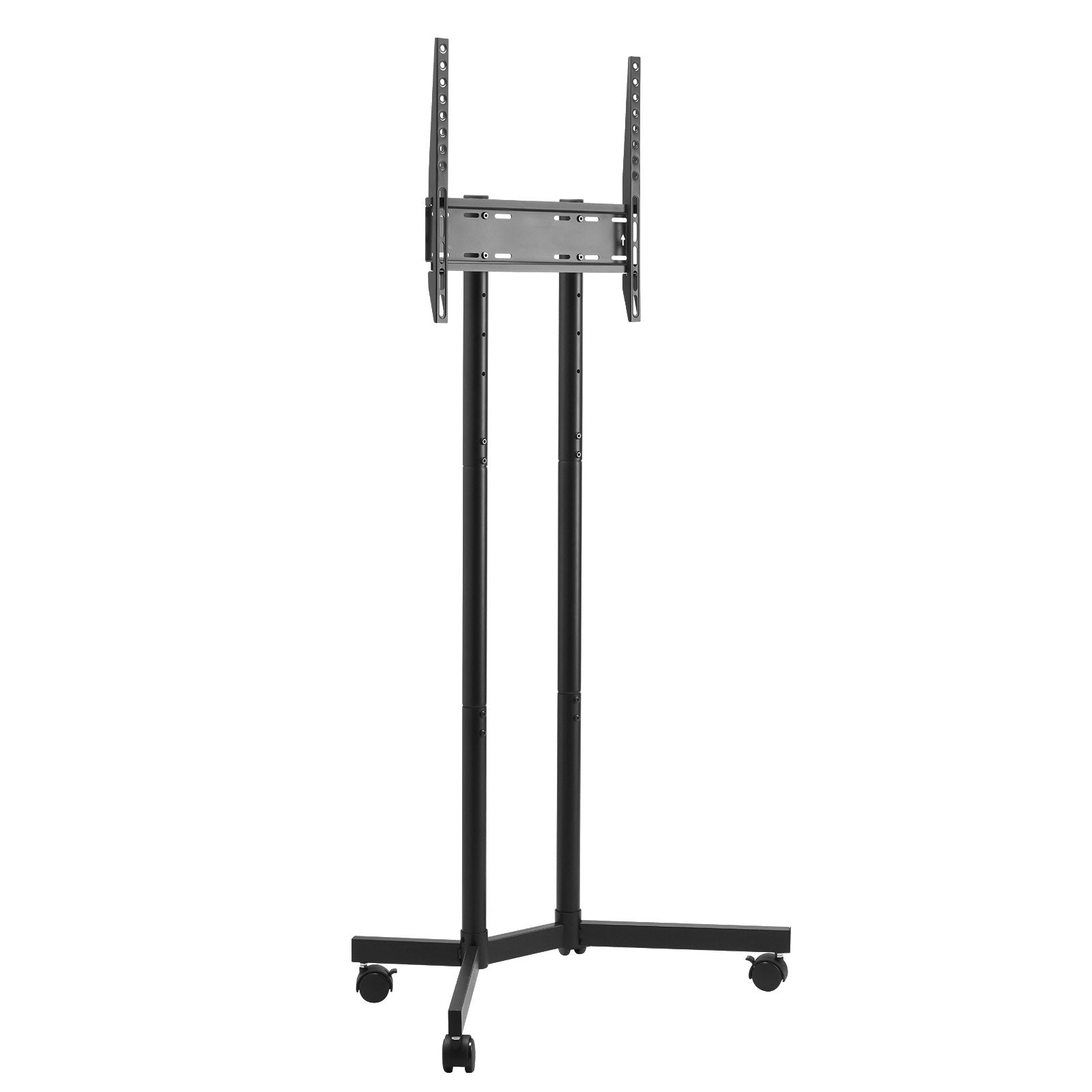 VEVOR Rolling TV Stand, Mobile TV Cart for 32-65 Inch Screens, Height Adjustable, Portable Monitor Stand with Wheels Holds up to 40 kg for Living Room, Bedroom, Office, Outdoor, Max VESA 400x400mm