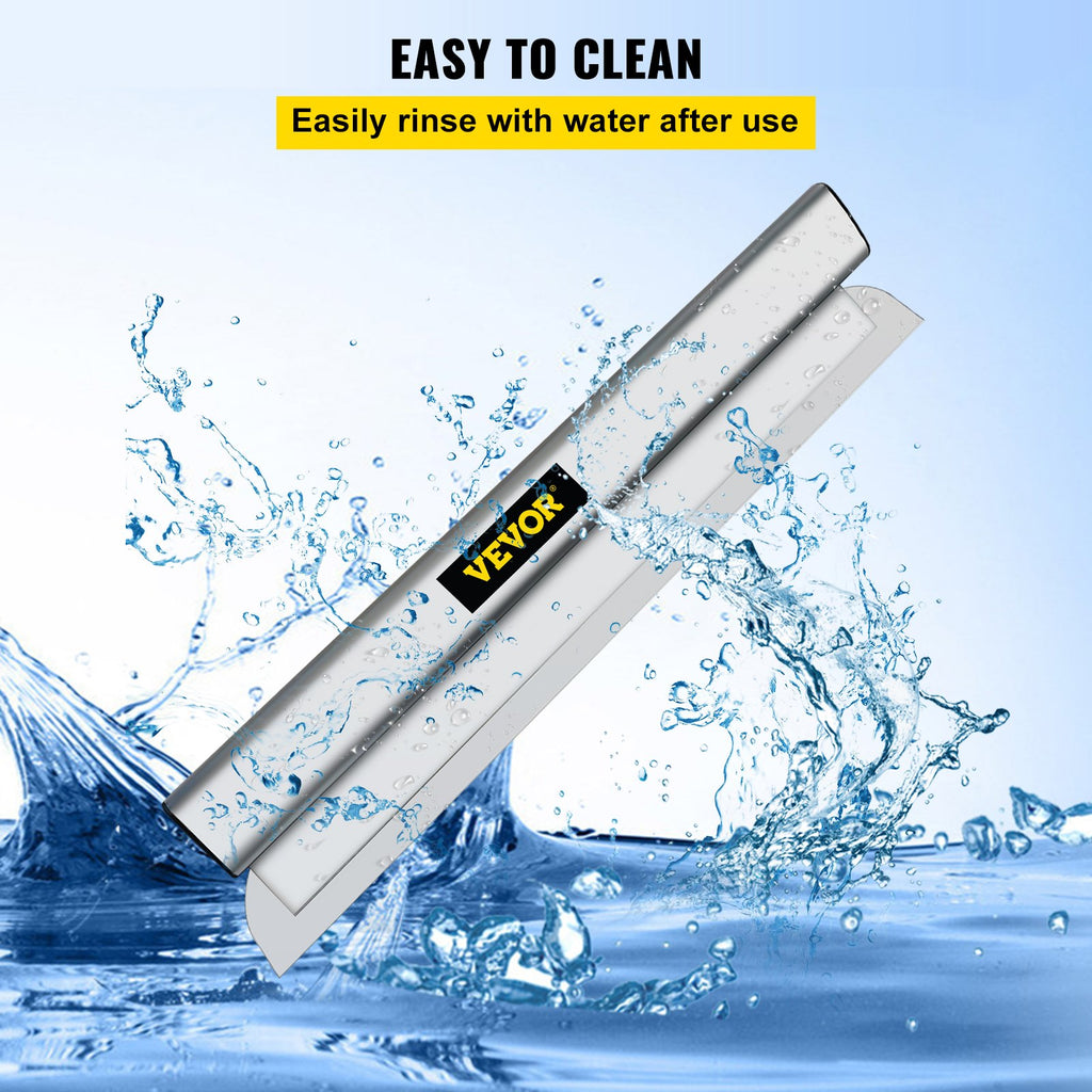 VEVOR Skimming Blade,40 inch Smoothing Knife, European Stainless Steel Construction Knife, Aluminum Blade Profile Smoothing Knockdown Spatula for Gyprock/Drywall/Wall-Board
