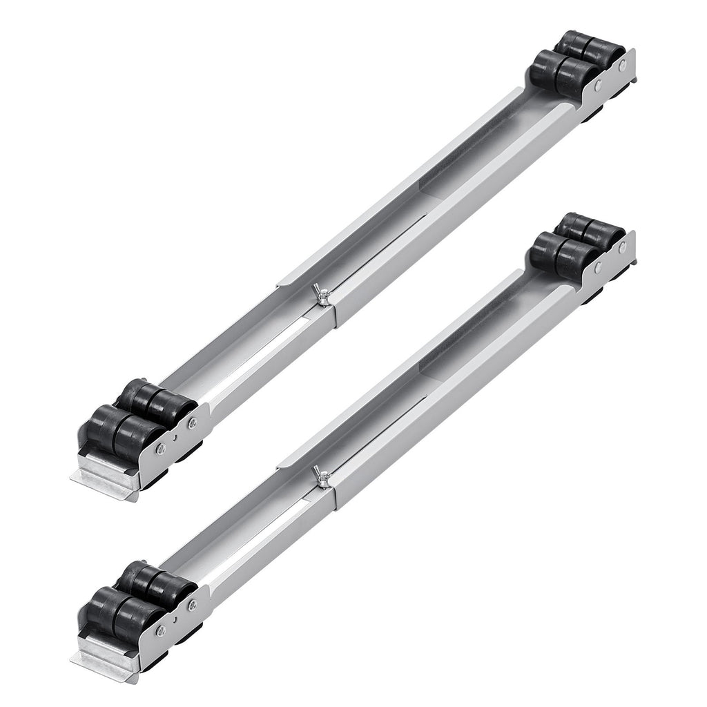 VEVOR Heavy Duty Furniture Appliances Rollers, 660 lbs Total Load, Extendable Appliance Rollers Mobile Washing Machine Base, Fridge Stand Dolly Movers for Refrigerators, Dryers, Dishwashers, White