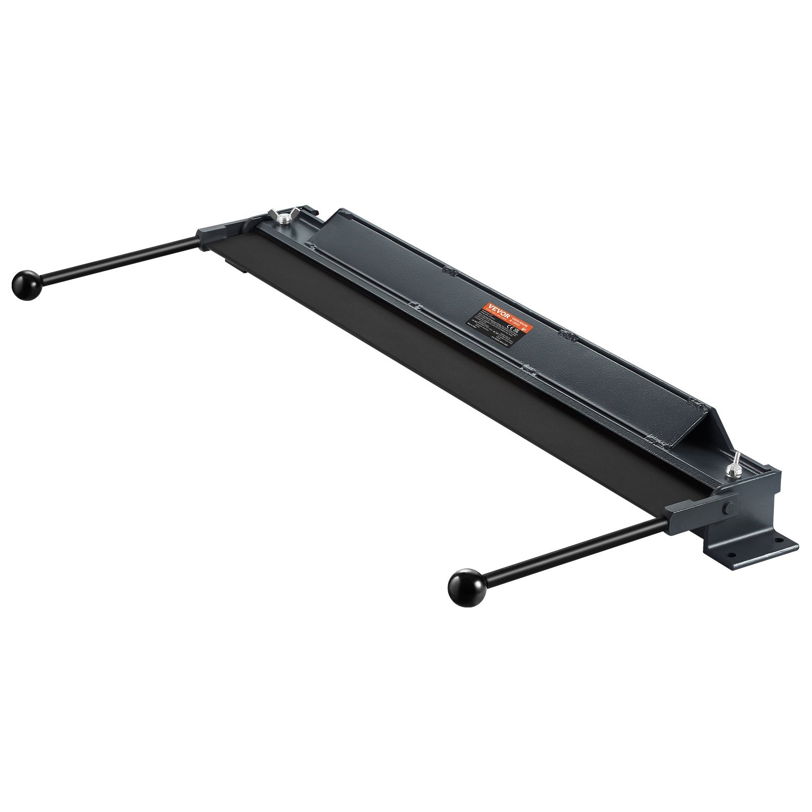 VEVOR Box and Pan Brake, 910 ± 10 mm, 0-130 Degrees Sheet Metal Bending Brake, Portable Mini Metal Bender with 20 Gauge Low Carbon Steel 14 Gauge Aluminum Capacity Power Handle, for Metal Bending