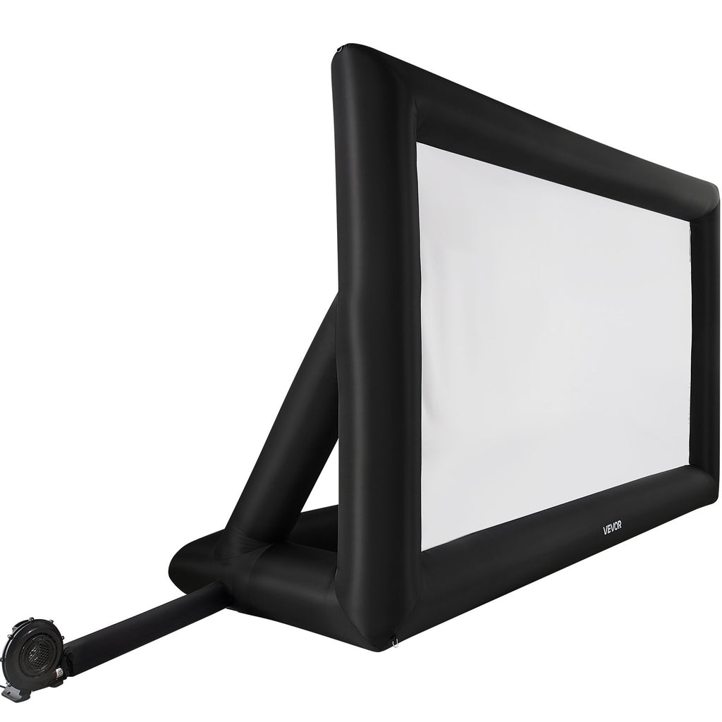 VEVOR 20 ft Inflatable Movie Screen 16:9 600D Movie Projector with Portable Bag