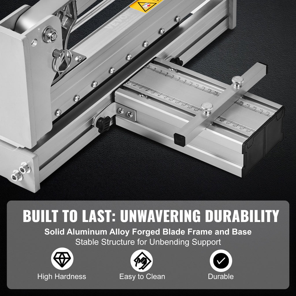 VEVOR Floor Cutter 330mm, Cuts Vinyl Plank, Laminate, Engineered Hardwood, Siding, 12mm Cutting Depth Effortless And Easy Cutting, Vinyl Plank Cutter for LVP, WPC, SPC, LVT, VCT, PVC, and More