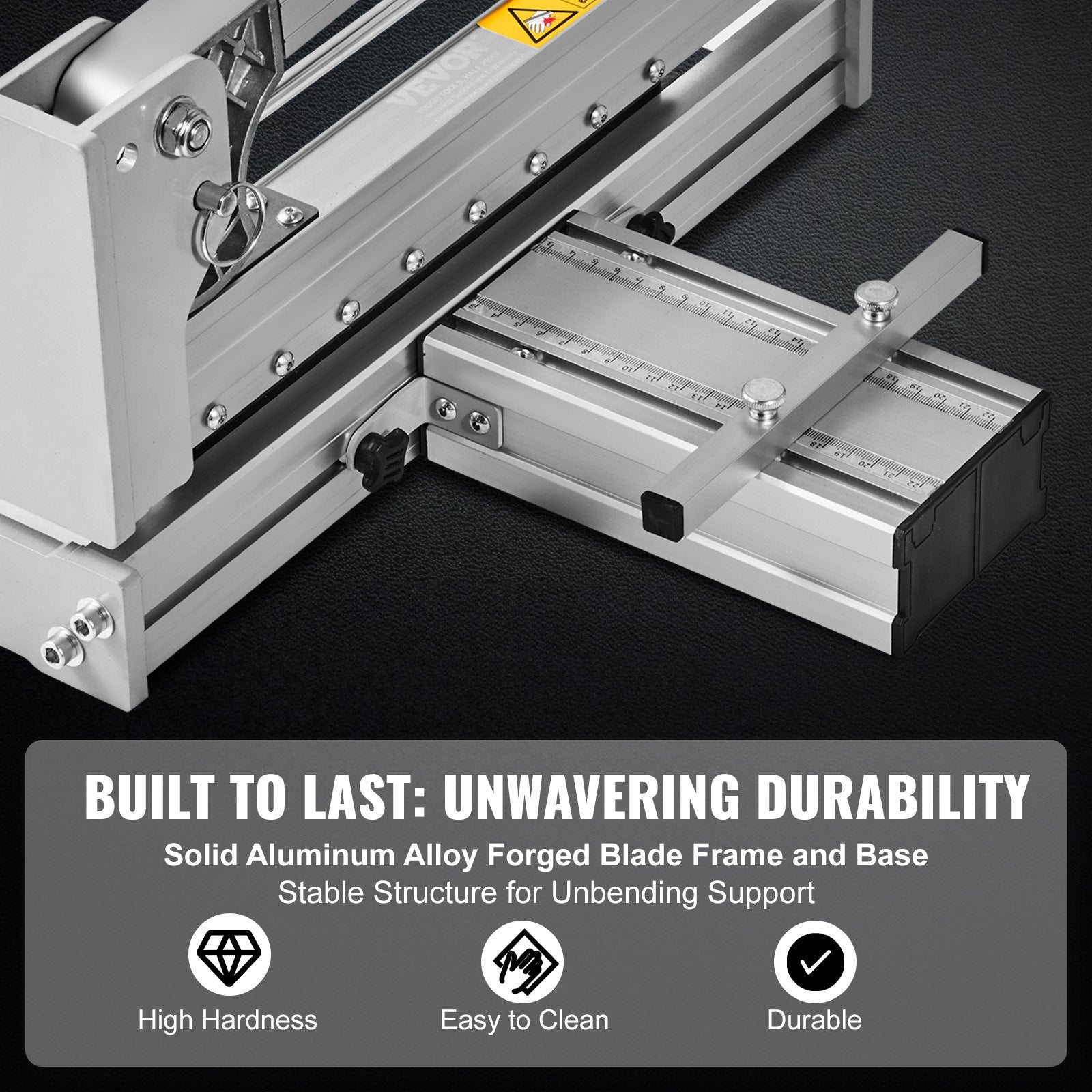 VEVOR Floor Cutter 330mm, Cuts Vinyl Plank, Laminate, Engineered Hardwood, Siding, 12mm Cutting Depth Effortless And Easy Cutting, Vinyl Plank Cutter for LVP, WPC, SPC, LVT, VCT, PVC, and More