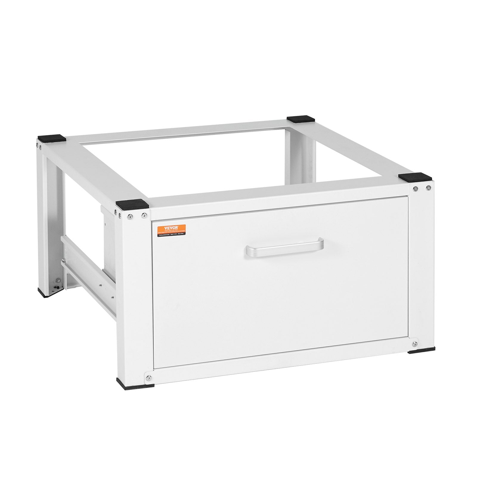 VEVOR Laundry Pedestal 686mmmW x 366mmH, Washer And Dryer Base Stand Platform Universal Fit 299kg Capacity, Heavy Duty Multi-Functional Base for Washing Machine with Drawer & Rich Accessories