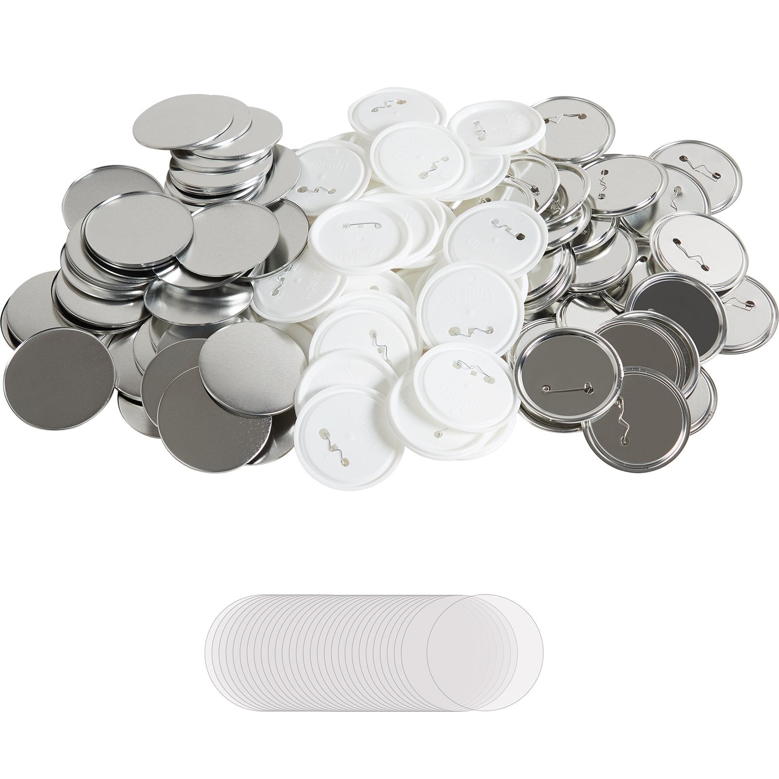 VEVOR 3" 75mm Button Badge Parts Supplies for Button Maker Machine 200 Sets