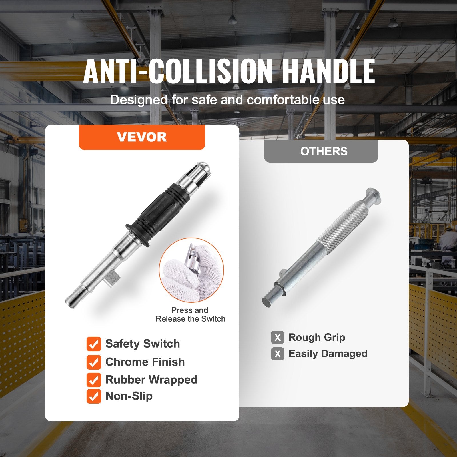 VEVOR Magnetic Lifter, 400 kg/880 lbs Pulling Capacity, 2.5 Safety Factor, Neodymium & Steel, Lifting Magnet with Release, Permanent Lift Magnets, Heavy Duty Magnet for Hoist, Shop Crane, Block, Board