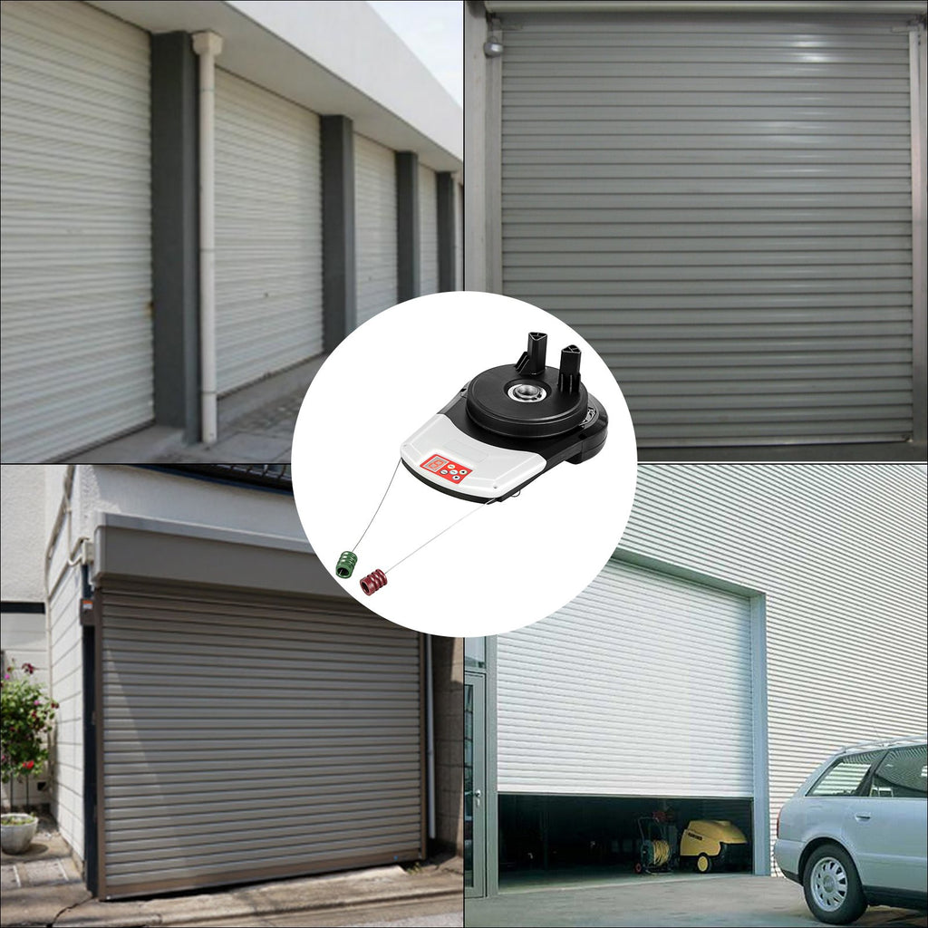 VEVOR Garage Roller Door Opener, 800 N Lift Force 164 ft Remote Control, 220V Electric Roller Gate Opener, Auto Garage Roller Gate Opener Kit with 2 Remote, Apply for Garage Store