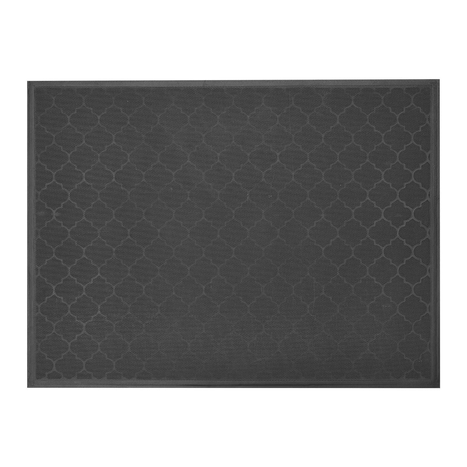 VEVOR Front Door Mat, 1194 x 889 mm Commercial Floor Mat for Indoor and Outdoor, Modern Stylish Carpet with TPE Backing, Heavy Duty Washable Entry Industrial Rug for Hallway, Balcony, Garage, Brown