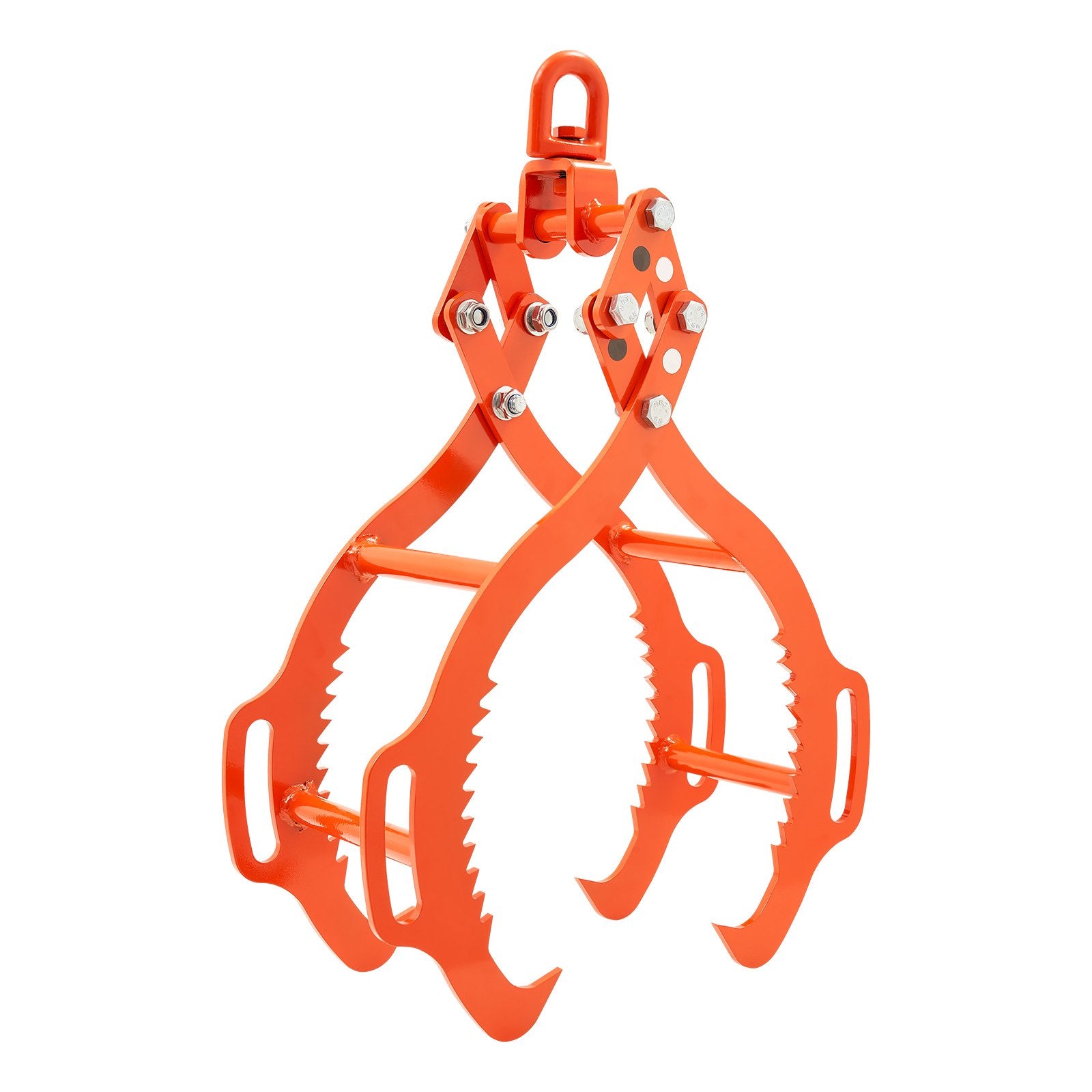 VEVOR 36in Log Lifting Tongs, 4-Claw Log Tongs, Heavy Duty Steel Log Grapple, 3300LBS Lifting Capacity, Swivel Log Graper Timber, Eagle Claw Design, Log Skidding Tongs for Trucks, Tractors, Forklifts