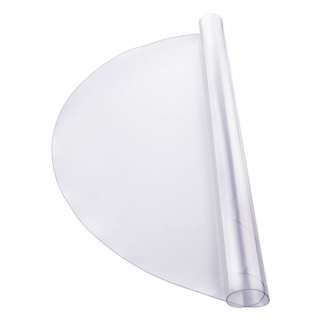 VEVOR Plastic Table Cover, 42 x 42 Inch 2.0 mm Thick Clear Table Protector, Round PVC Desk Mat, Waterproof & Easy Cleaning Desk Pad Tablecloth, for Office Dresser Dining Room Table Night Stand
