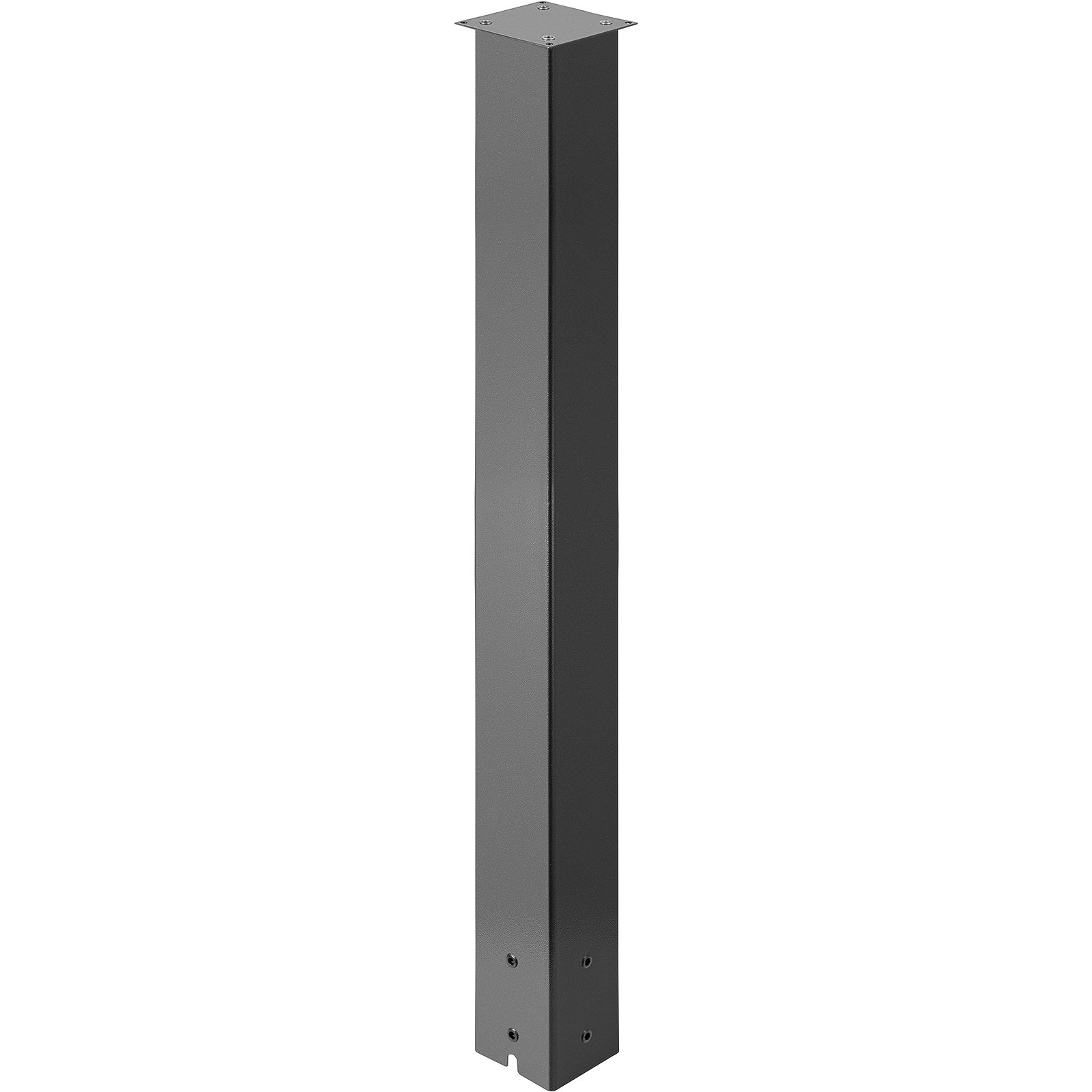 VEVOR Mailbox Post Stand Mail Box Post 43" Black Powder-Coated Steel for Outdoor