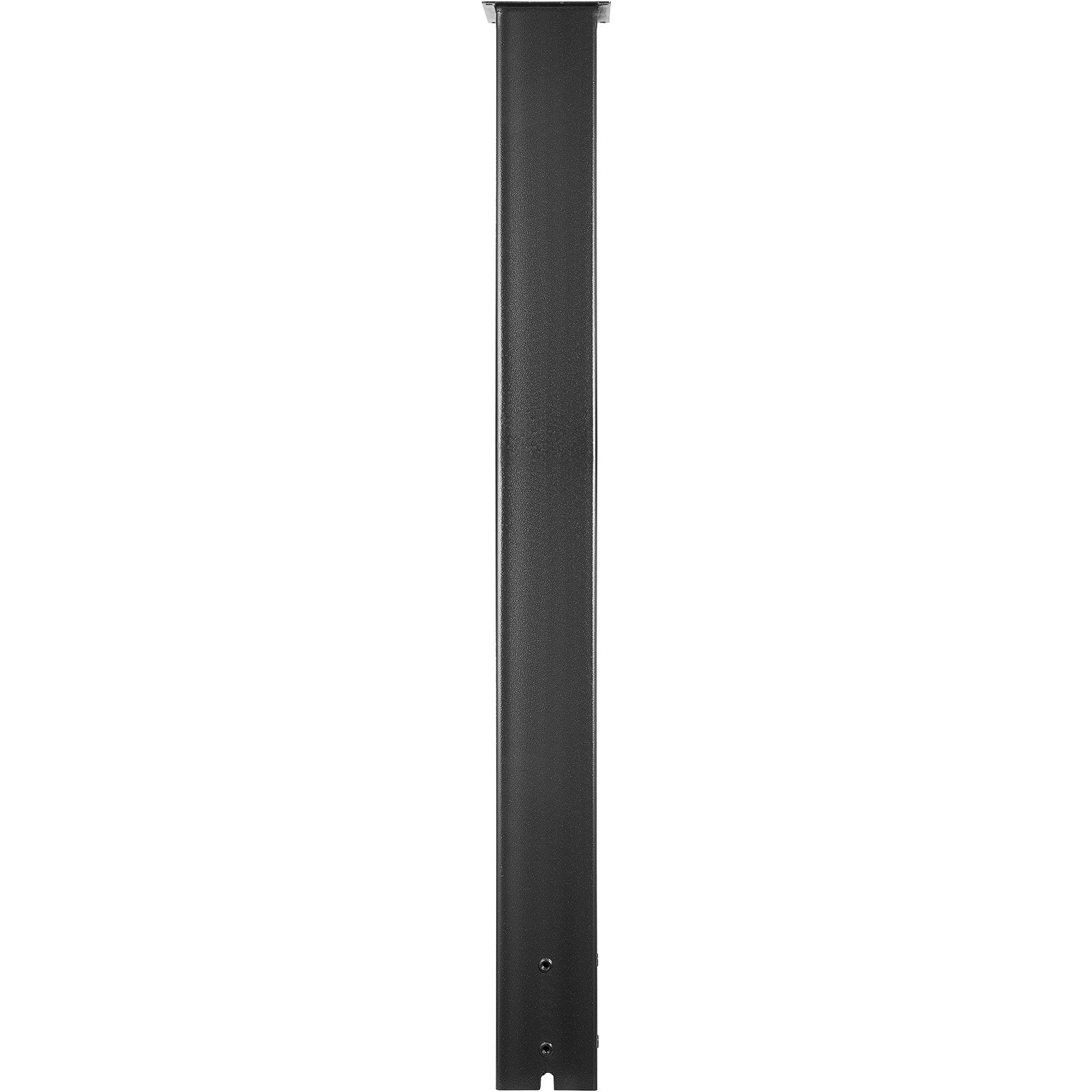 VEVOR Mailbox Post Stand Mail Box Post 43" Black Powder-Coated Steel for Outdoor