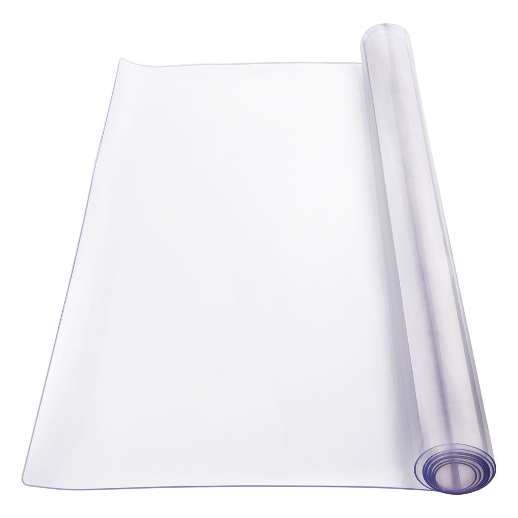VEVOR Plastic Table Cover, 42 x 60 Inch 2.0 mm Thick Clear Table Protector, Rectangle PVC Desk Mat, Waterproof & Easy Cleaning Desk Pad Tablecloth, for Office Dresser Dining Room Table Night Stand