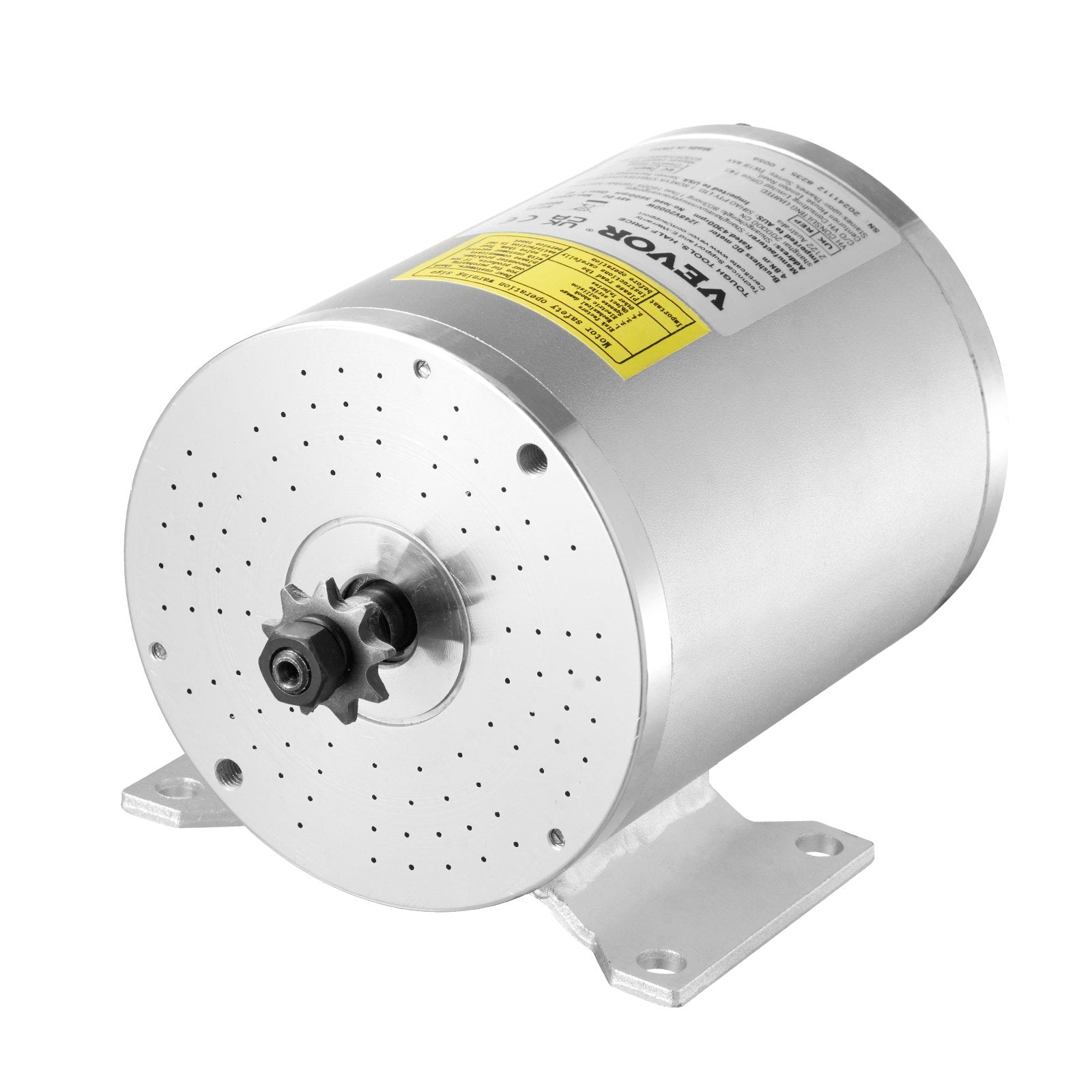 VEVOR 2000W Electric Brushless DC Motor Kit - 48V 4300rpm Motor with Upgraded Speed Controller and Throttle Grip Kit for Go Karts E-Bike Motorcycle Scooter DIY